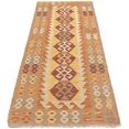 morgenland loper kelim maimene medaillon 200 x 60 cm omkeerbaar tapijt bruin