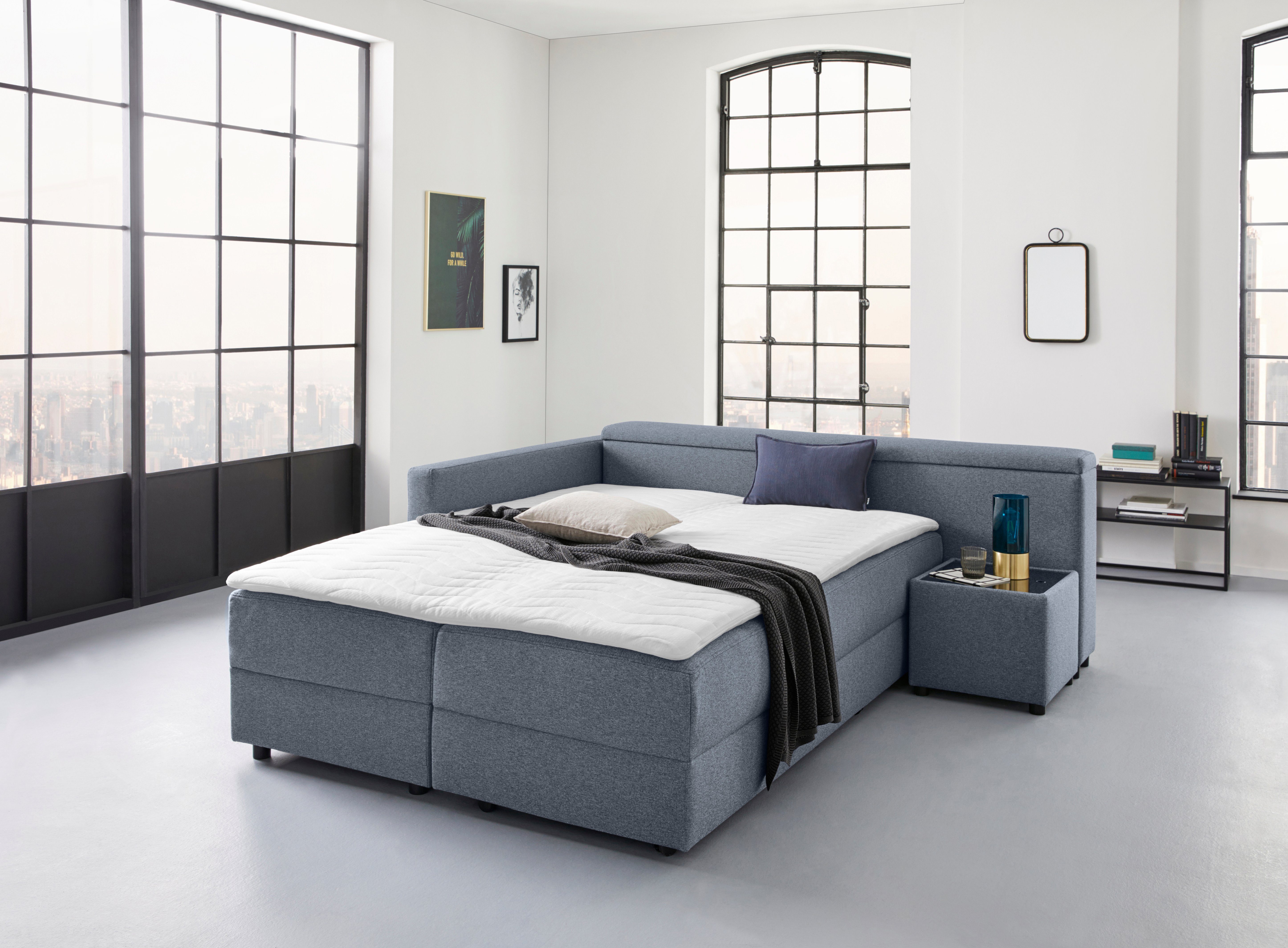 LOOKS BY WOLFGANG JOOP Hoekbank LooksIII L-vorm door draaifunctie tot bed verwisselbaar, inclusief opbergvak