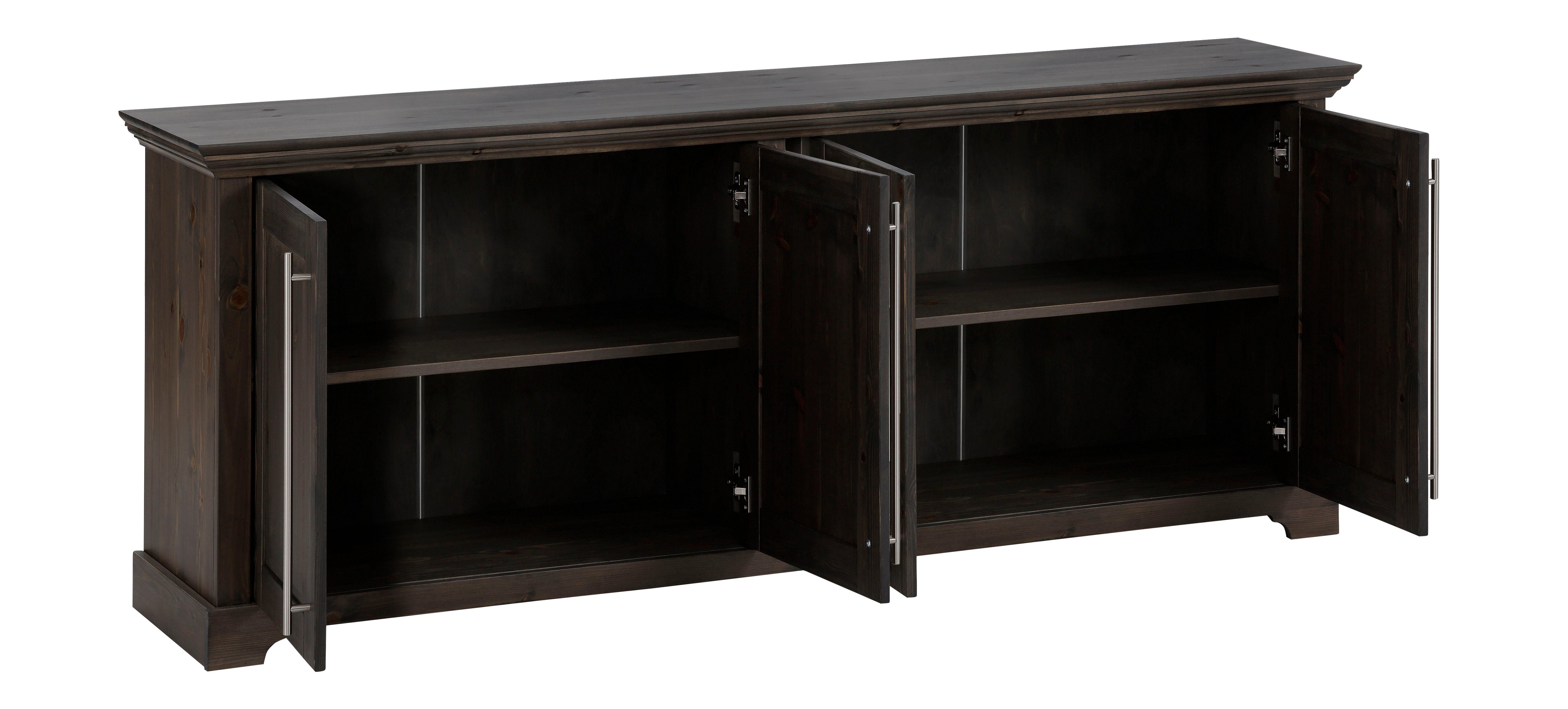 Home affaire Kast Meliss van massieve dennen, fsc® 4-deurs, breedte 171 cm