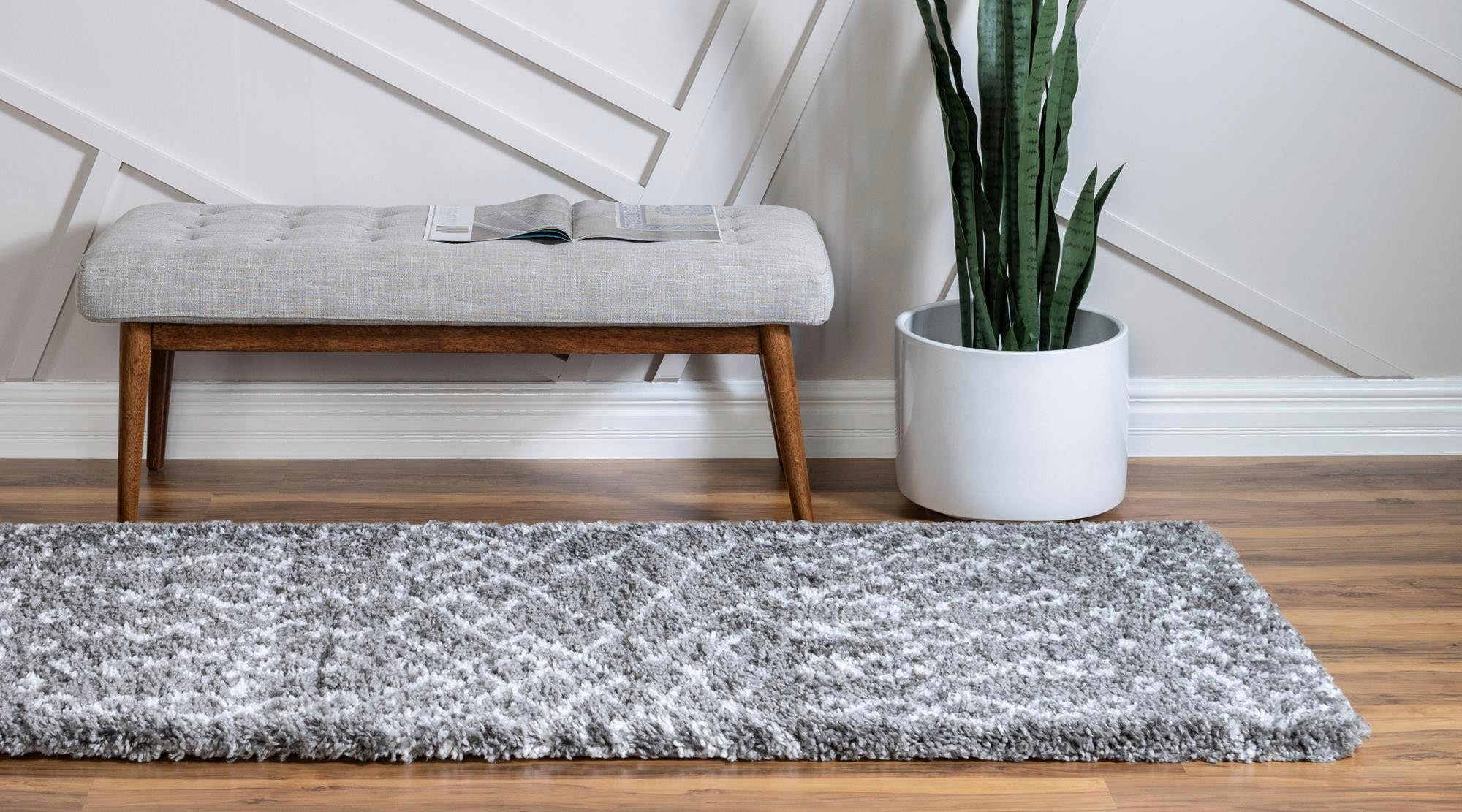 Myflair Möbel & Accessoires Hoogpolige loper Temara shag voorraadopruiming Tapijtloper, geweven, Scandi design, ideaal in de hal & slaapkamer