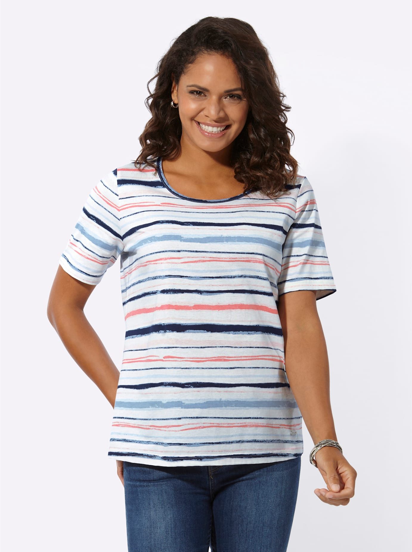 Casual Looks Shirt met korte mouwen (1-delig)
