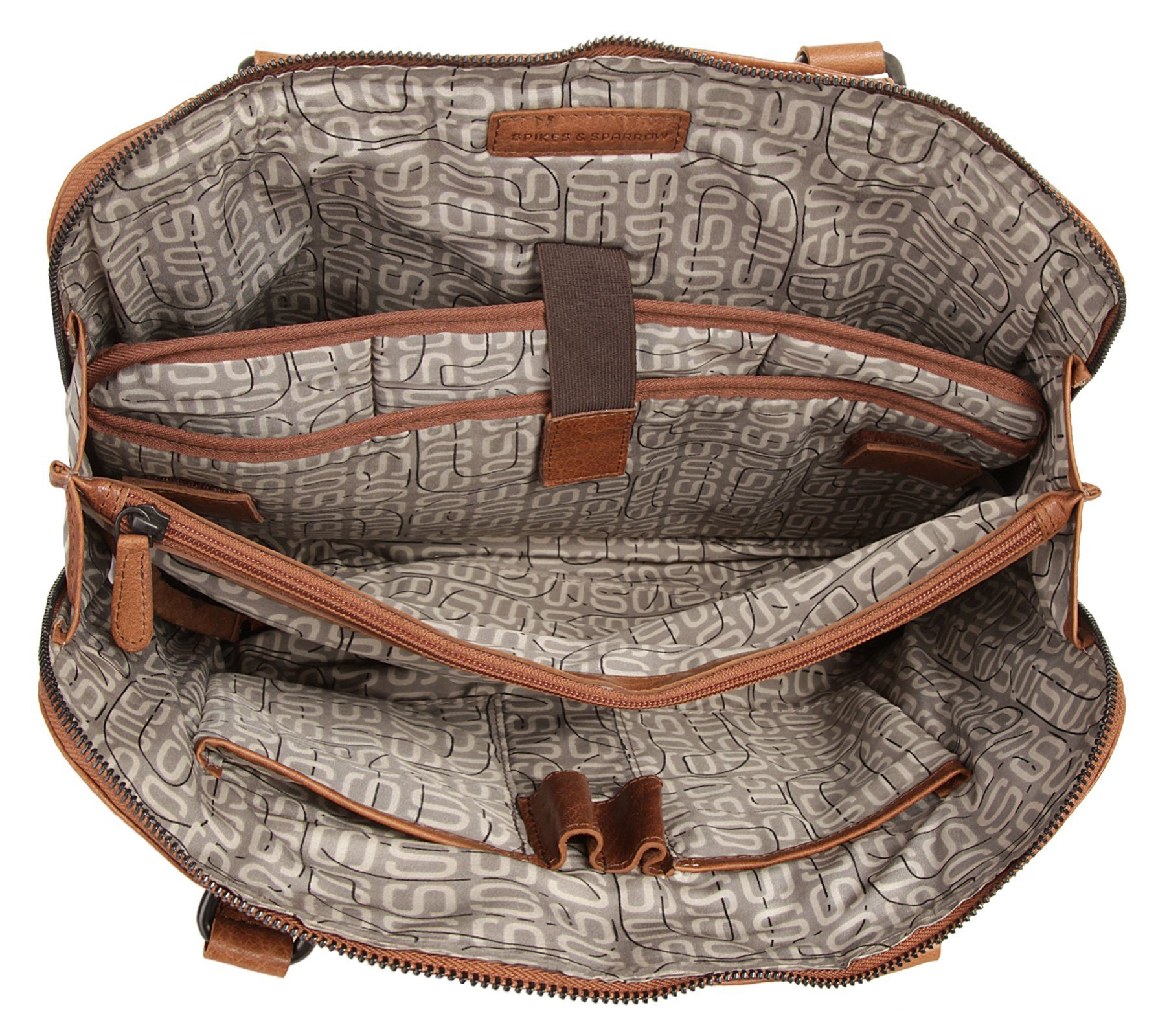 Spikes & Sparrow Shopper echt leder