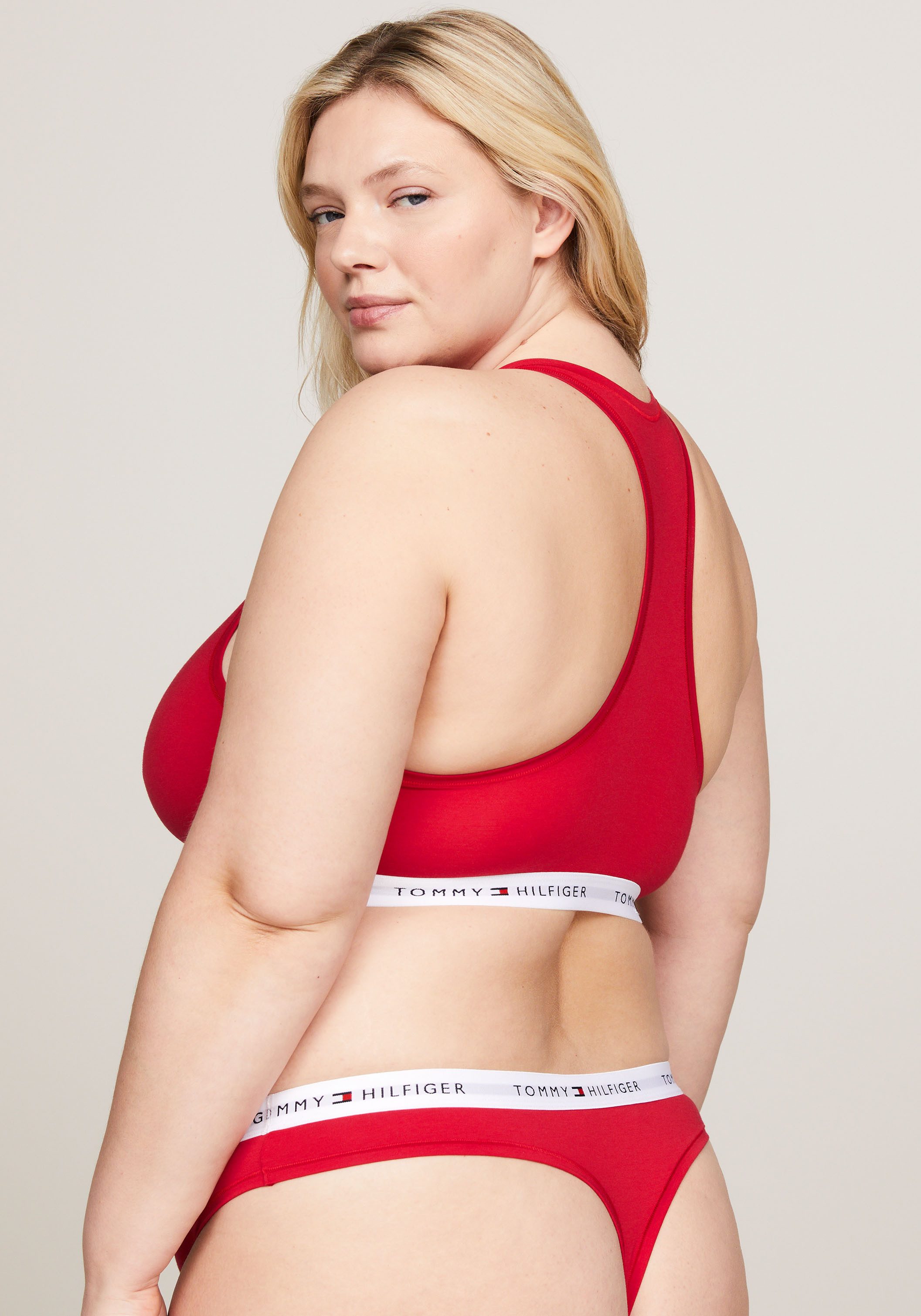 Tommy Hilfiger Underwear Sportbustier met th-opschriften op de onderbusteband