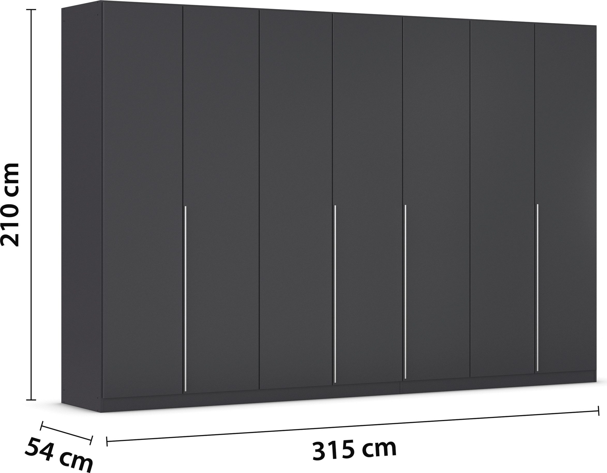 rauch Draaideurkast Kledingkast garderobe AGORDO TOPSELLER slaapkamer doordachte binnenuitrusting, in 6 breedtes en 2 hoogtes made in germany