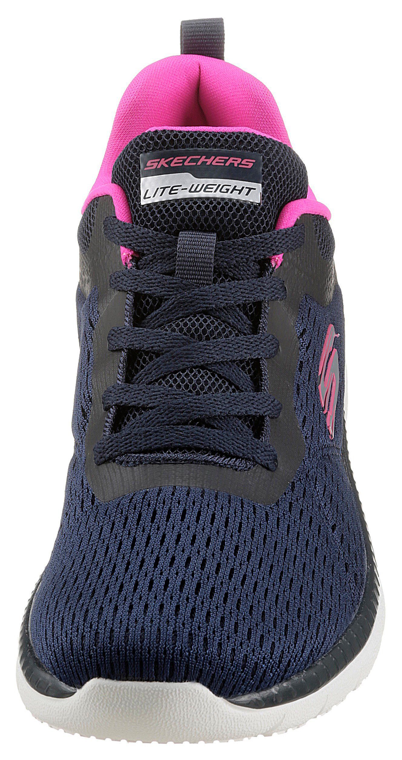 Skechers Sneakers BOUNTIFUL - QUICK PATH Vrijetijdsschoen, lage schoen, veterschoen met gewatteerde binnenzool