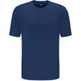 fynch-hatton t-shirt unikleur blauw