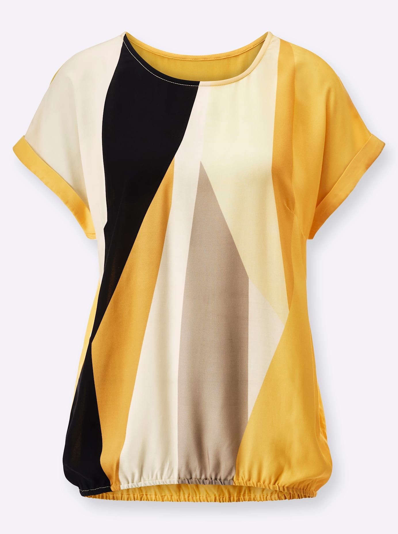 Creation L Blouse met korte mouwen