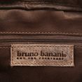 bruno banani schoudertas all over echt leder (1-delig) bruin