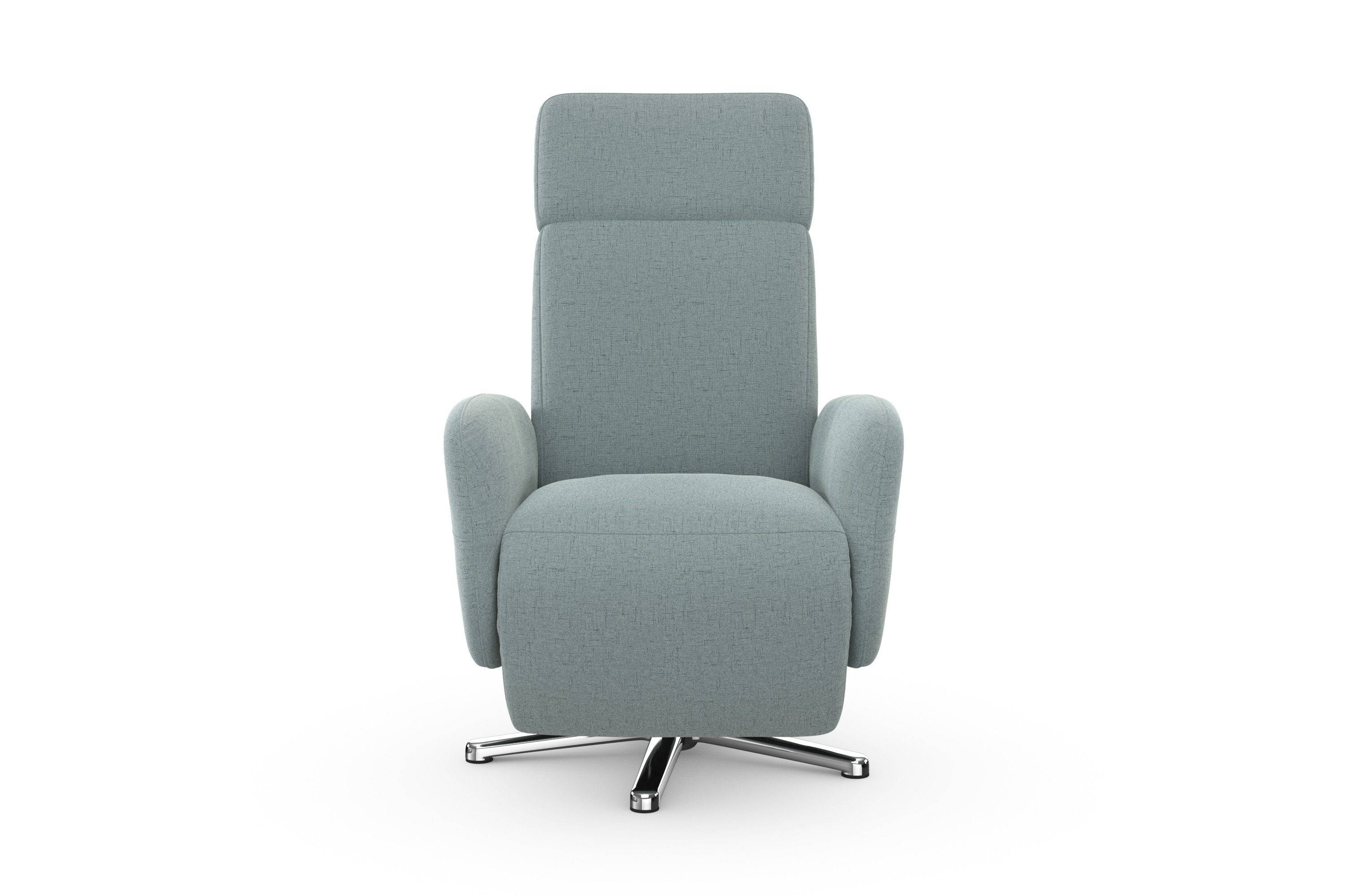 sit&more Relaxfauteuil Grenoble, incl. hoofdsteunverstelling en bekabelde afstandsbediening