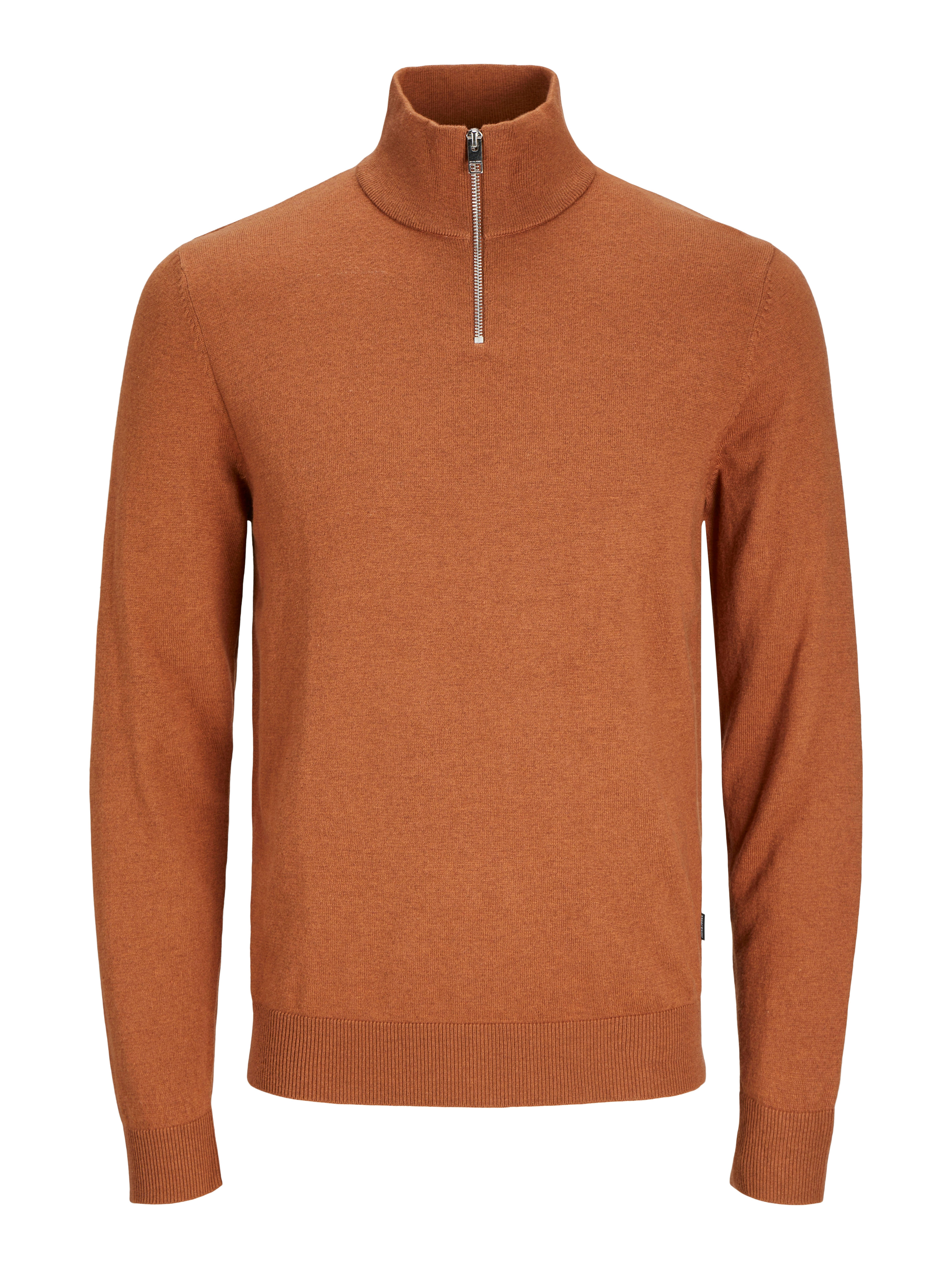 Jack & Jones Schipperstrui JJEEMIL KNIT HALF ZIP NOOS