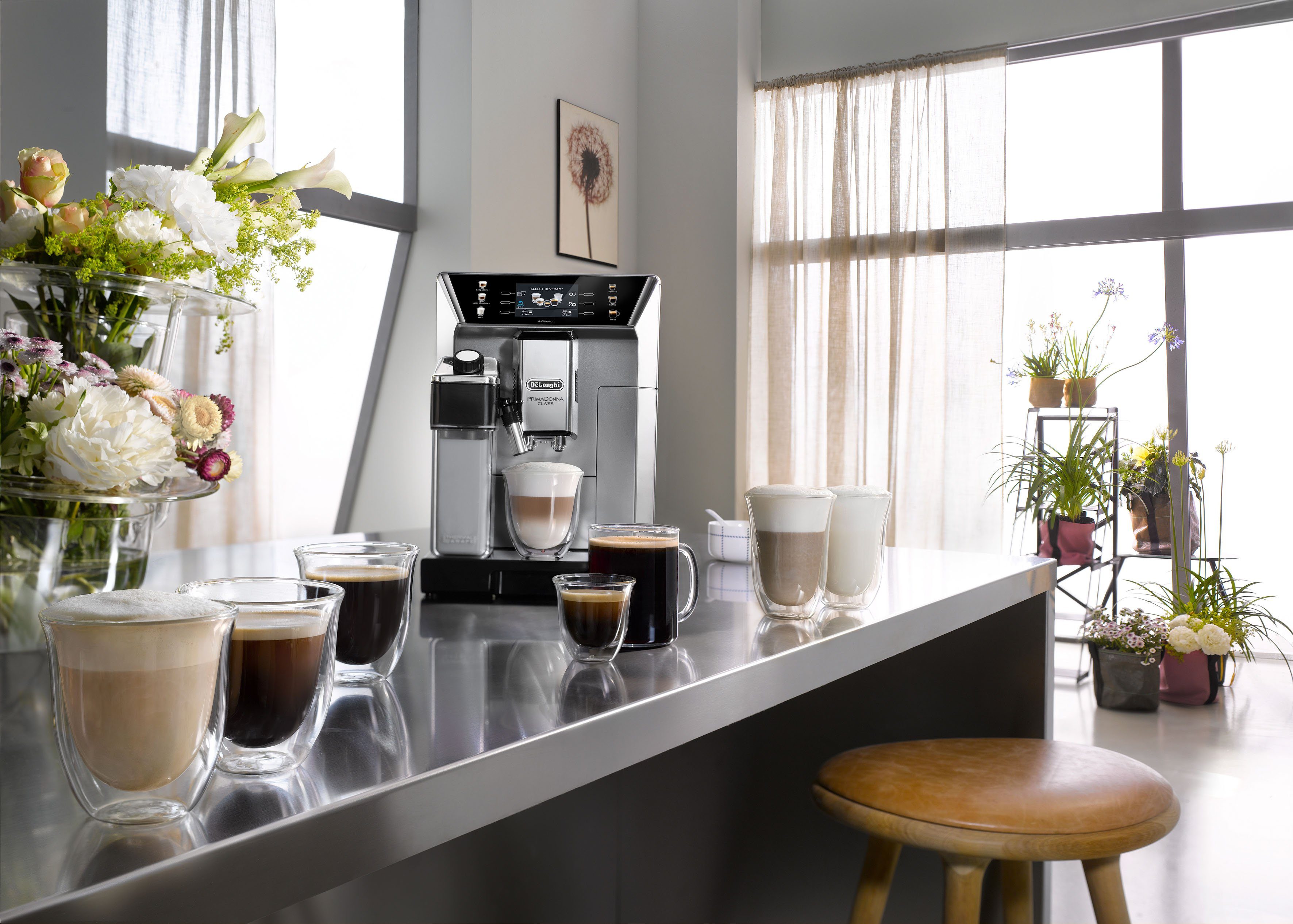 De'Longhi Volautomatisch koffiezetapparaat PrimaDonna Class ECAM550.85.MS - 15 Rezepte, perfekter Milchschaum