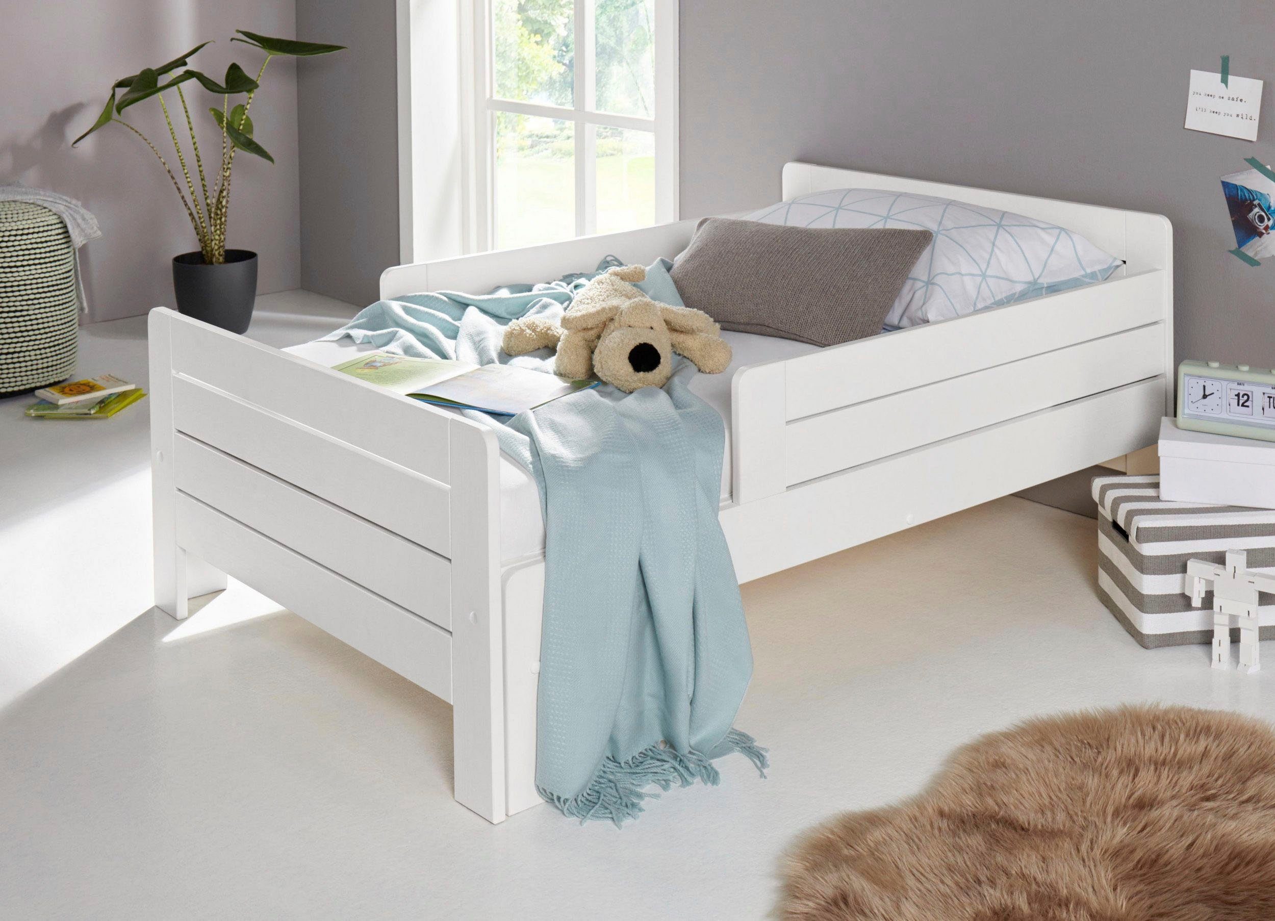 Lüttenhütt Functioneel ledikant "LOTTE" Bestseller! Kinderbed met valbeveiliging, lade optioneel