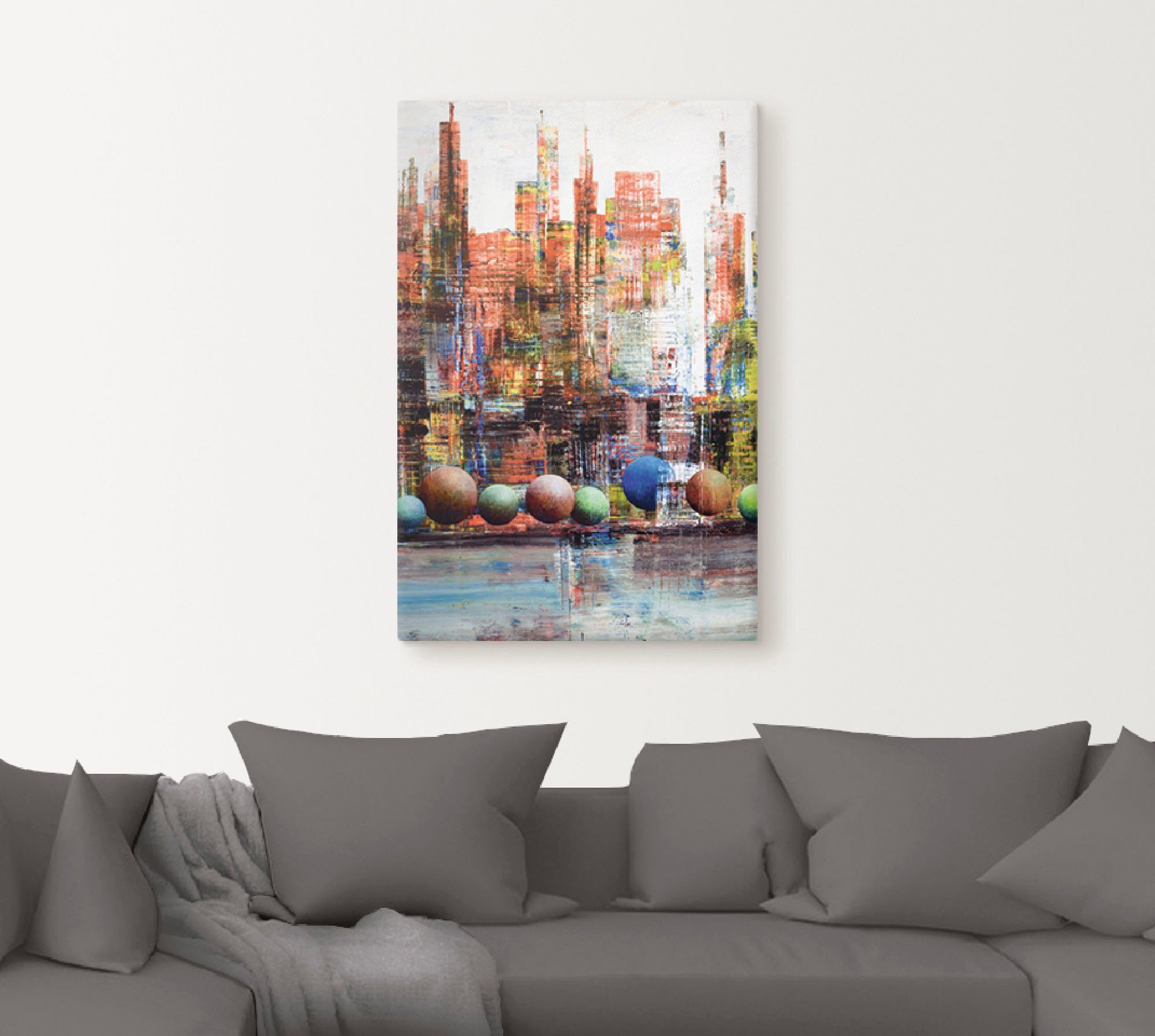 Artland Artprint New York stadsgezicht als artprint op linnen, muursticker in verschillende maten