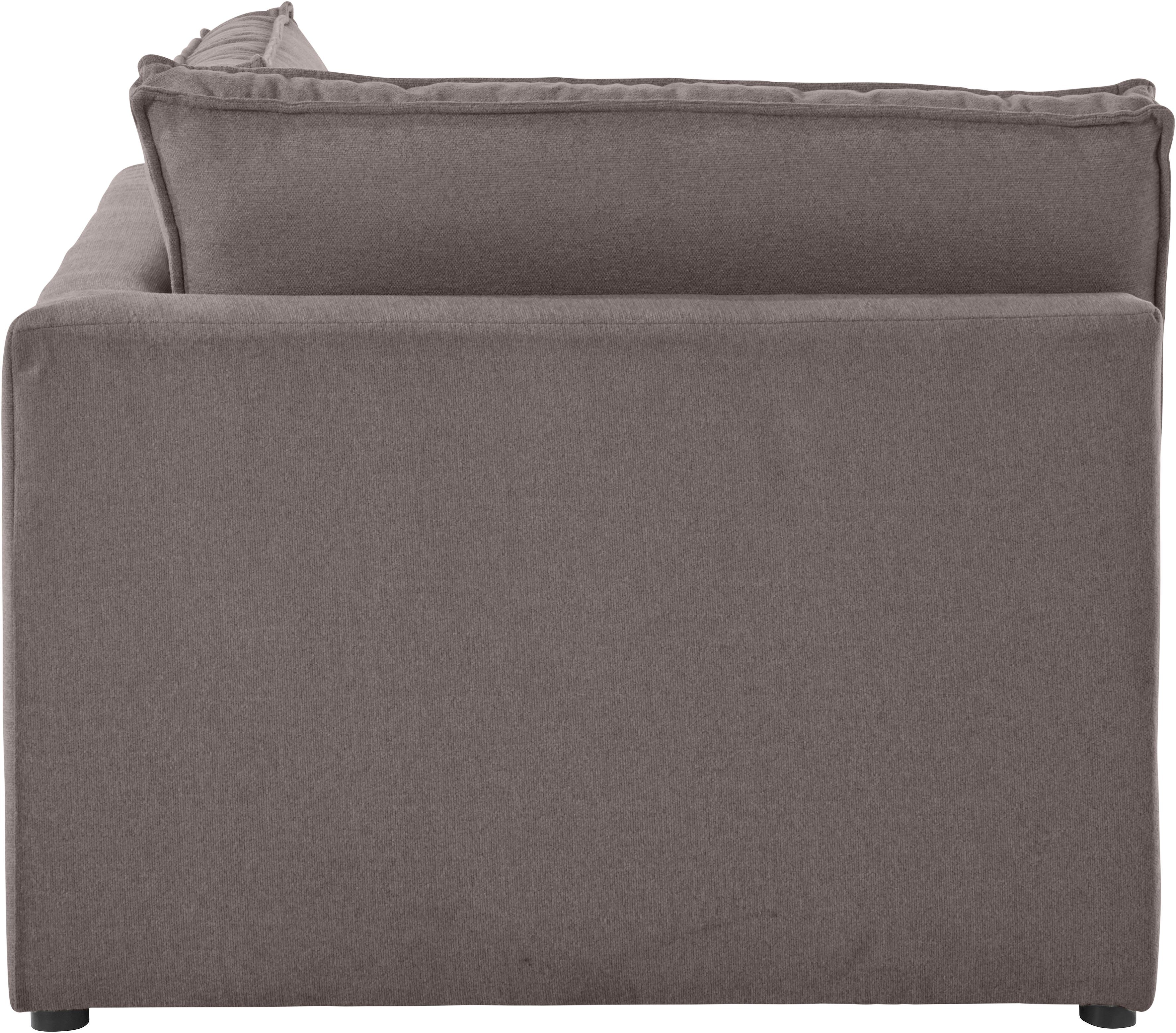 RAUM.ID Bank-hoekelement Florid Deel van een modulaire bank , stevig zitcomfort, ook in cord