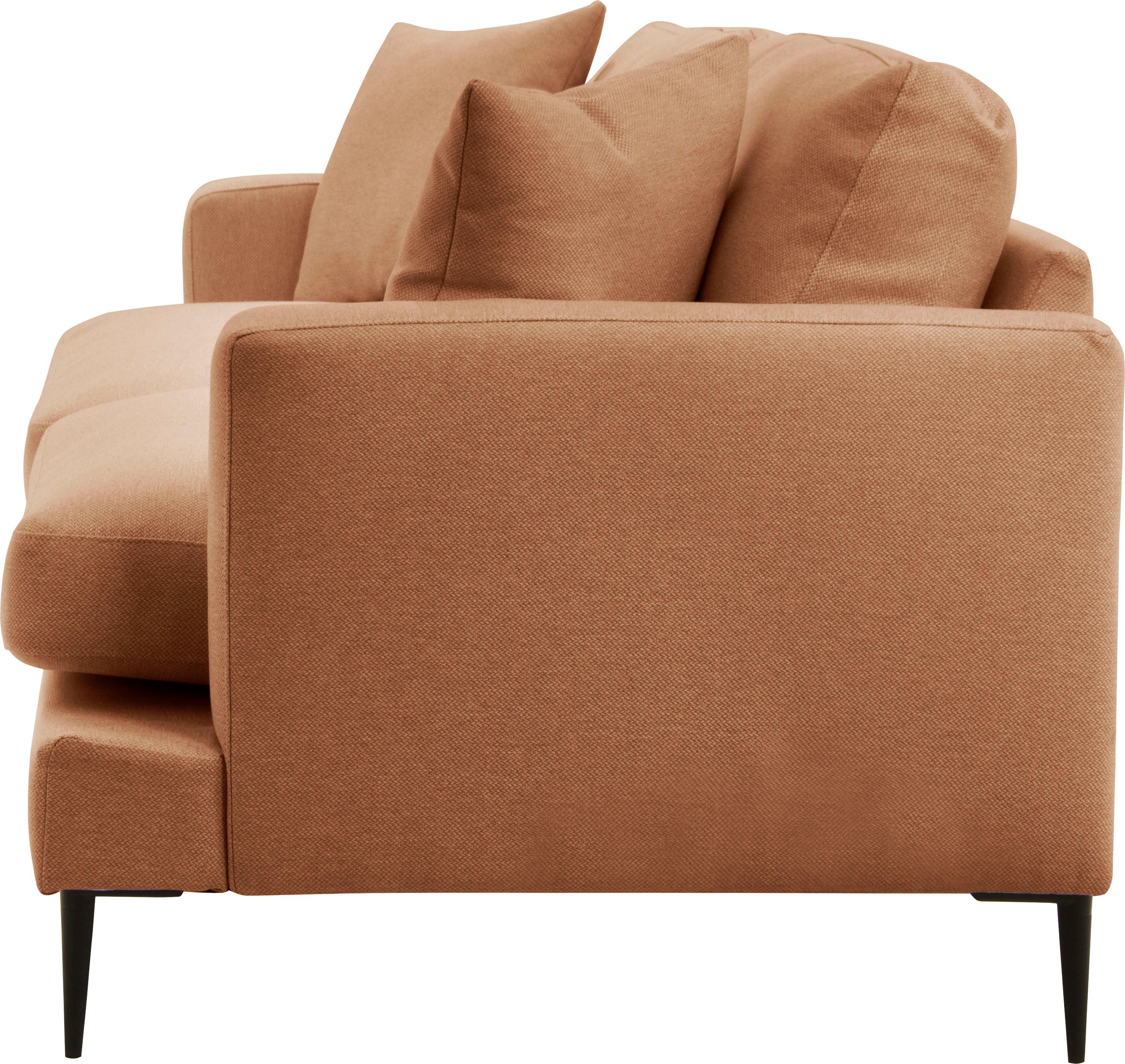 Leonique Megabank Cozy elegante designbank, afmetingen B/D/H: 252/97/80 cm
