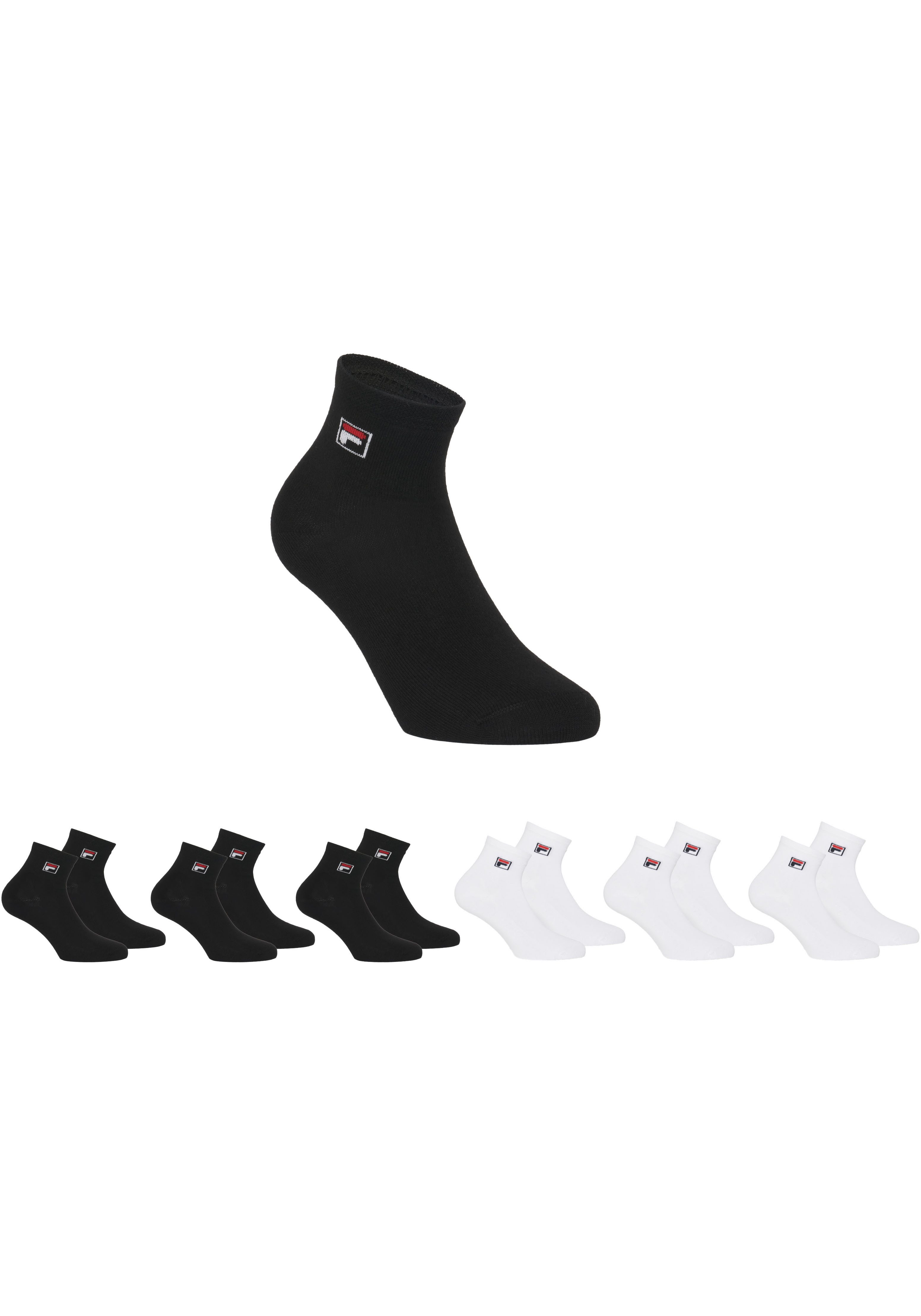 Fila Korte sokken met logo-opschrift (set, 6 paar)