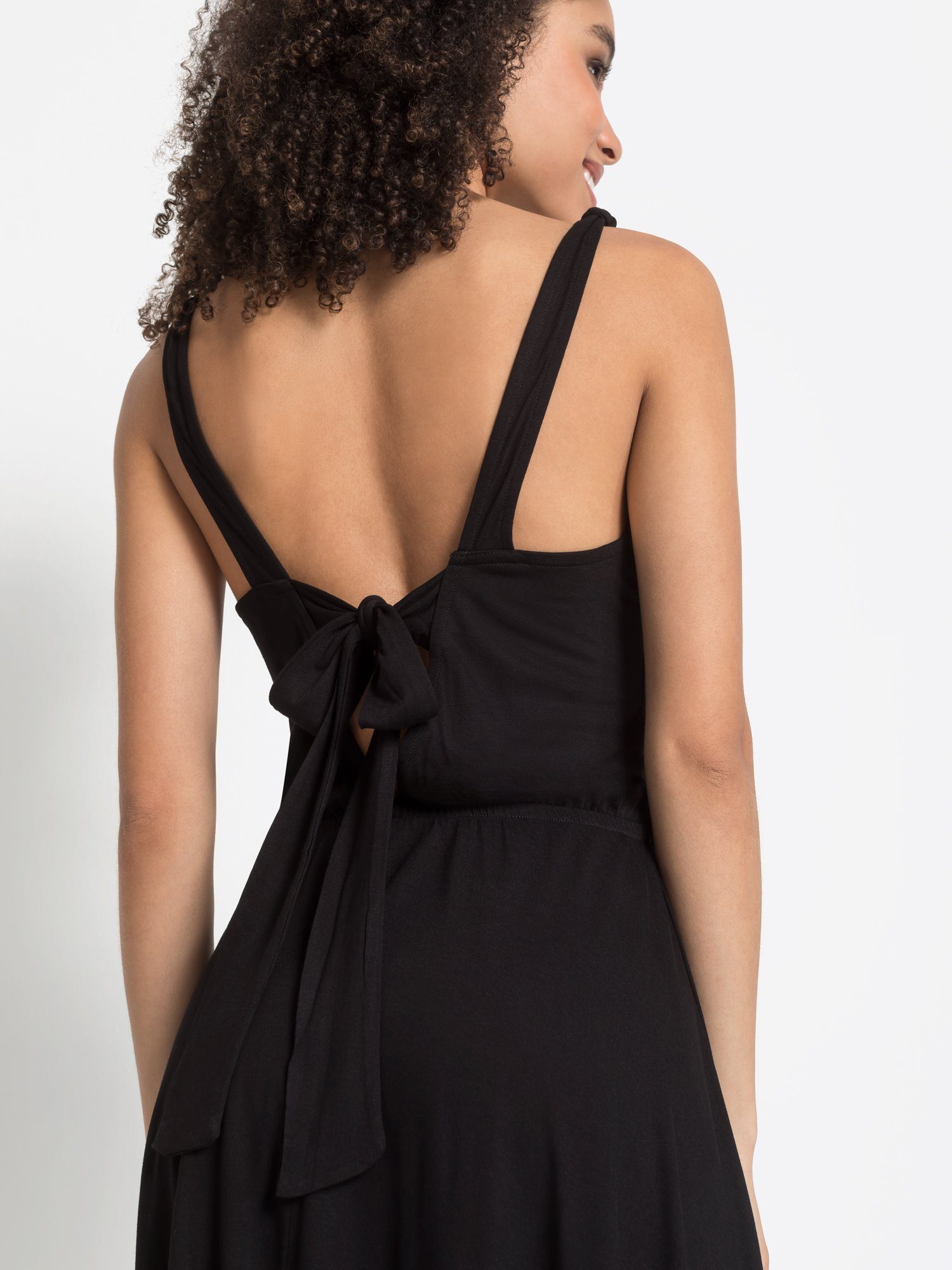 Vivance Jerseyjurk met knoopdetails