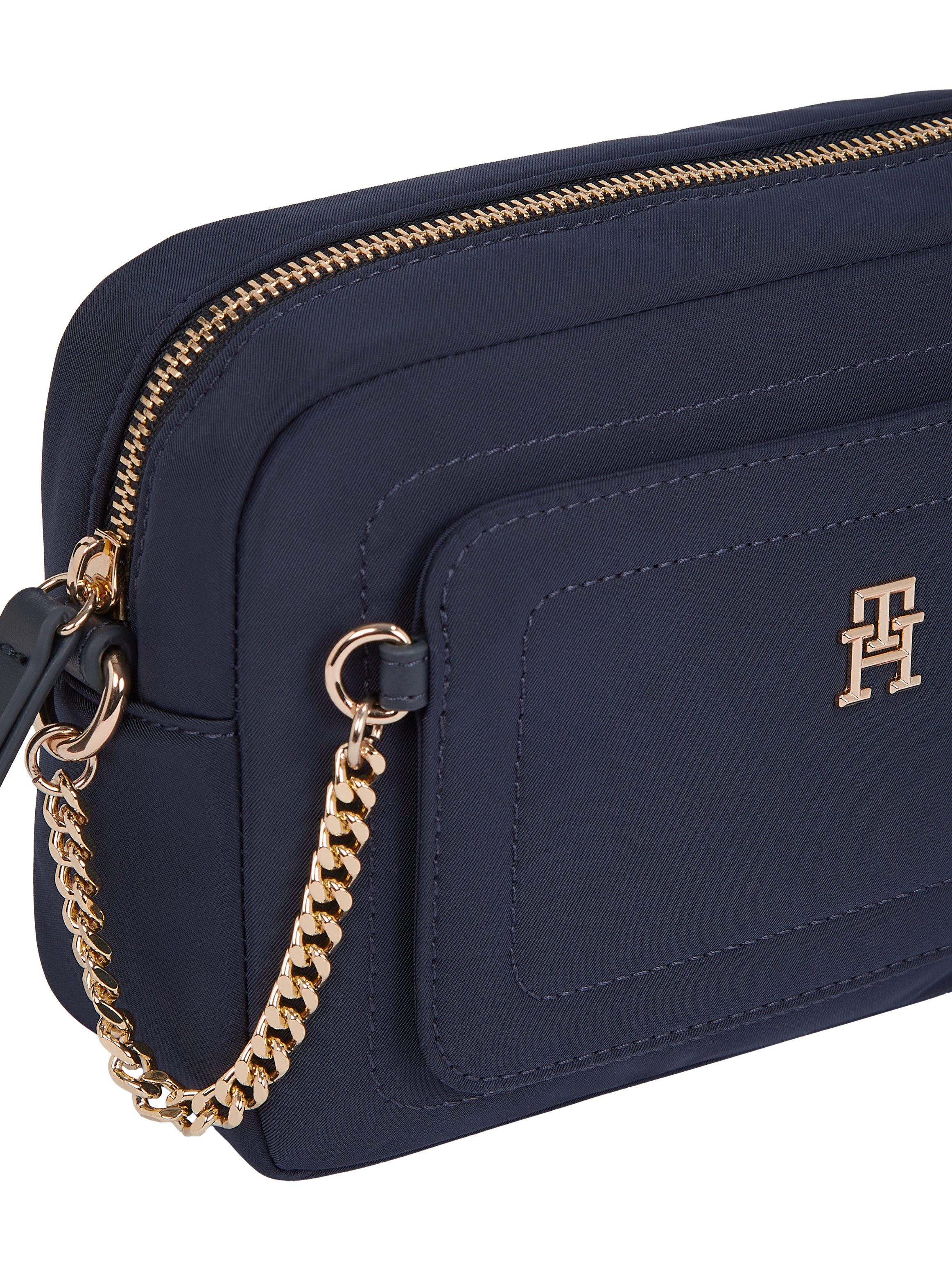 Tommy Hilfiger Schoudertas TH SPRING CAMERA BAG , dames mini bag, schoudertas met verstelbare schouderriem