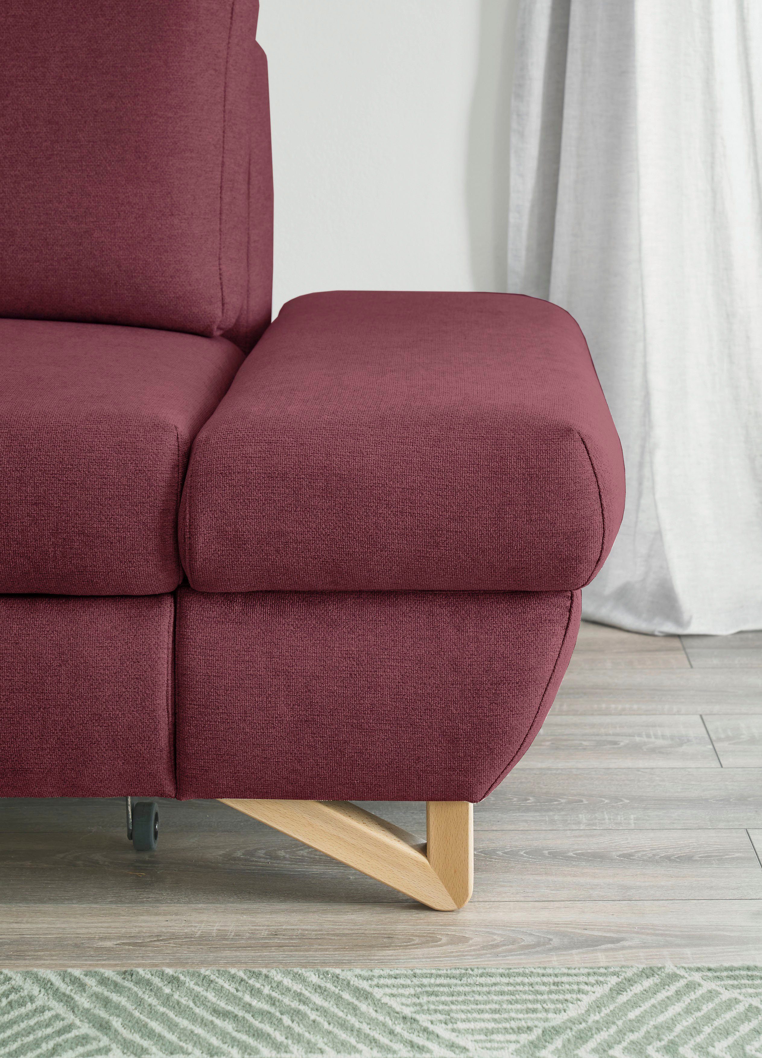 INOSIGN Slaapbank City/Giron comfortabele slaapbank (ligoppervlak 245 x 138 cm) en bedlade