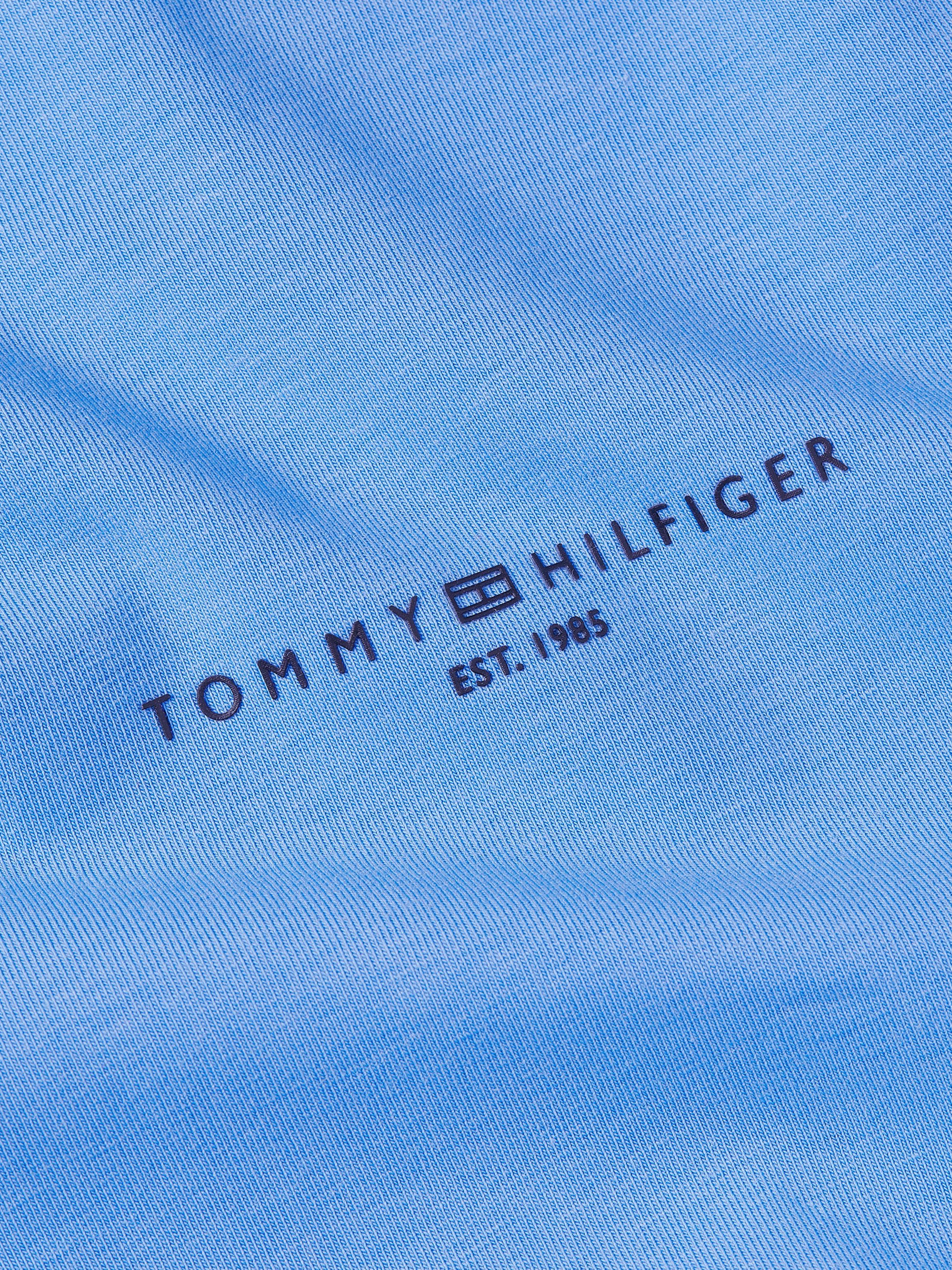 Tommy Hilfiger Shirt met ronde hals 1985 REG MINI CORP LOGO C-NK SS met logo en borduursel