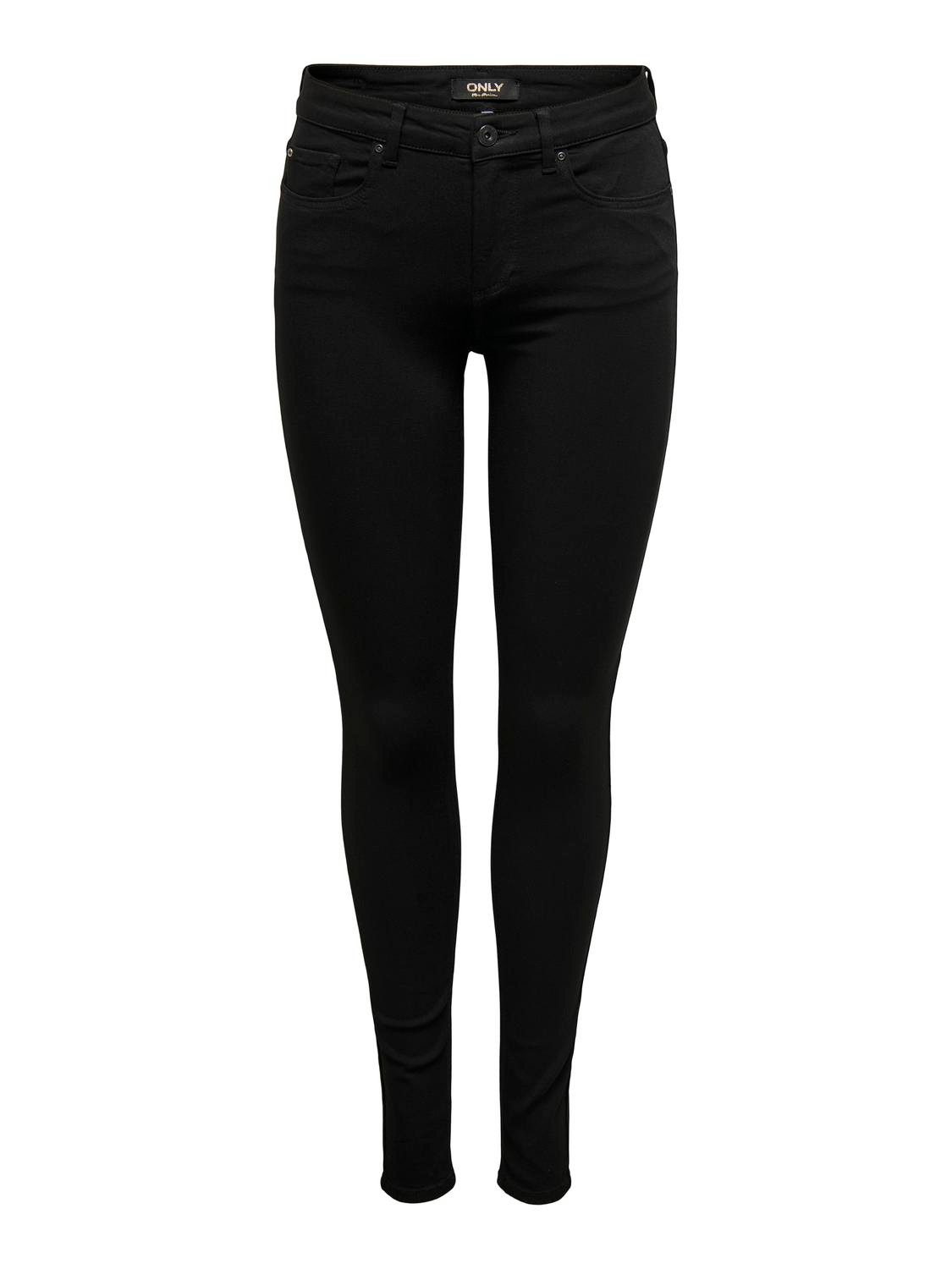 Only Skinny fit jeans ONLBLUSH MID SK 4EVERBLK DNM SOO796 NOOS