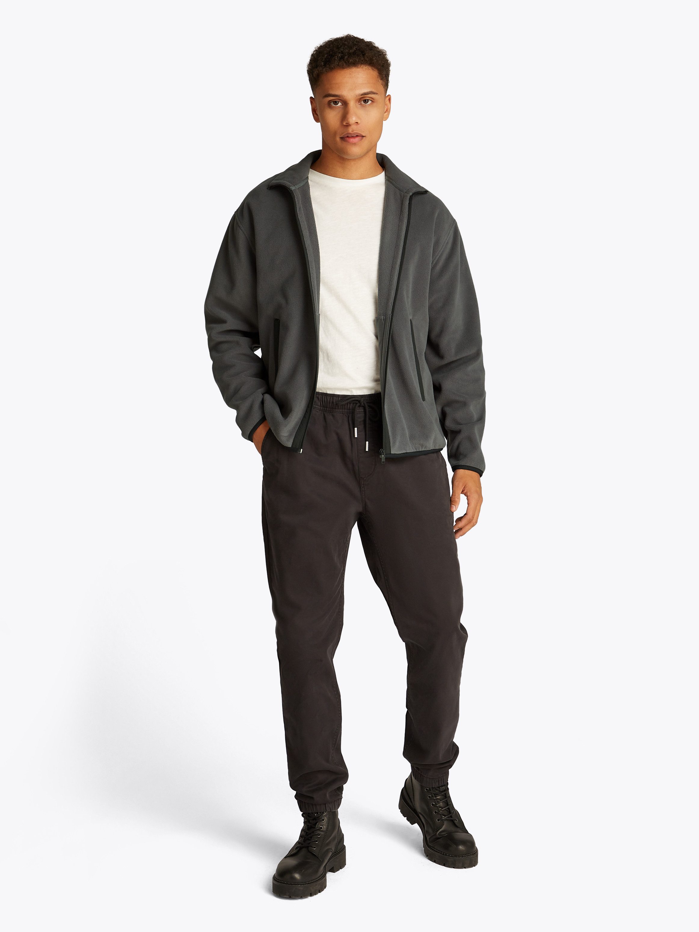 Tommy Jeans Plus Fleecejack TJM RLX FZ POLAR FLEECE EXT