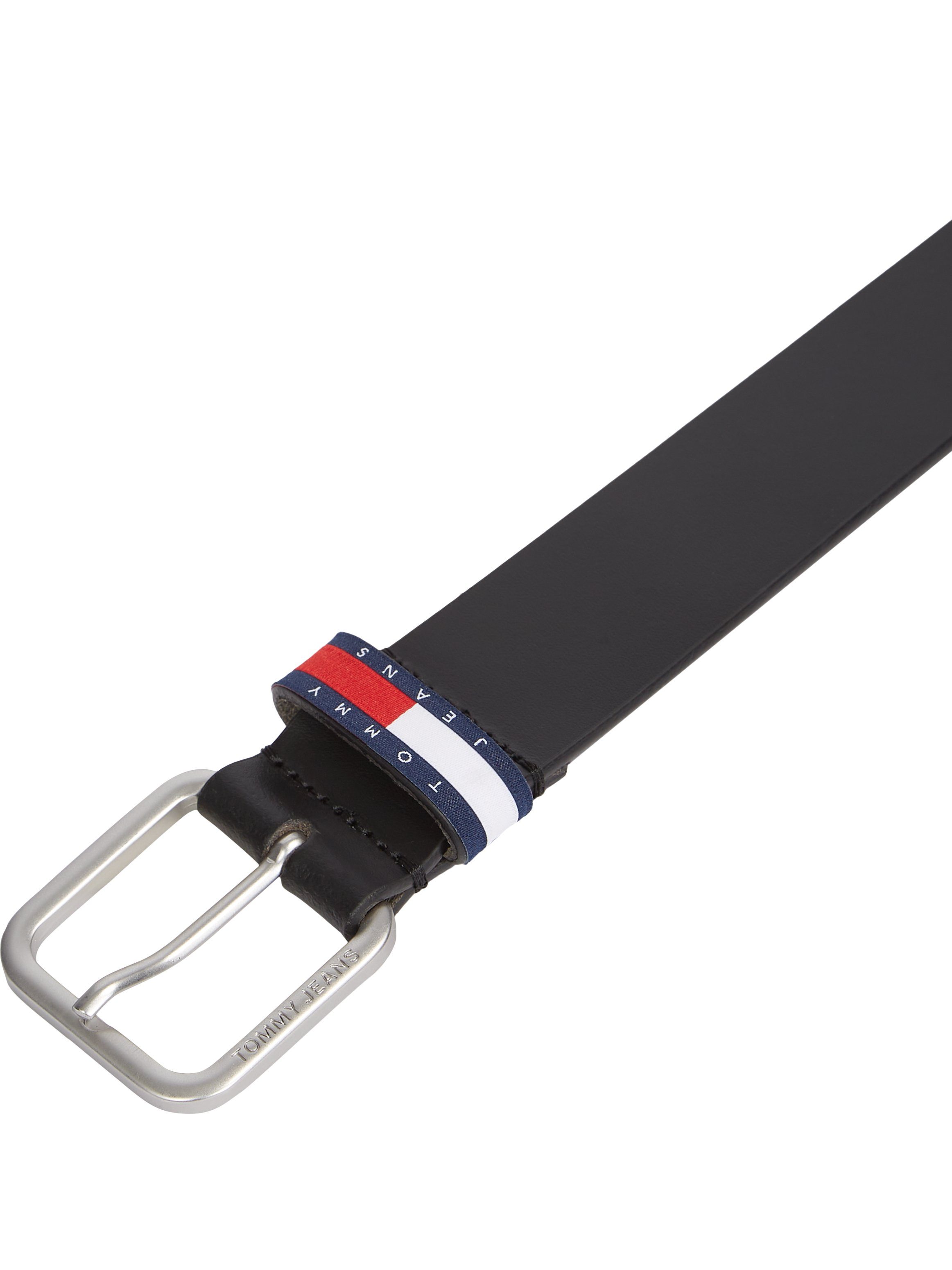 TOMMY JEANS Leren riem TJM RYAN 3.5 Lus met -badge
