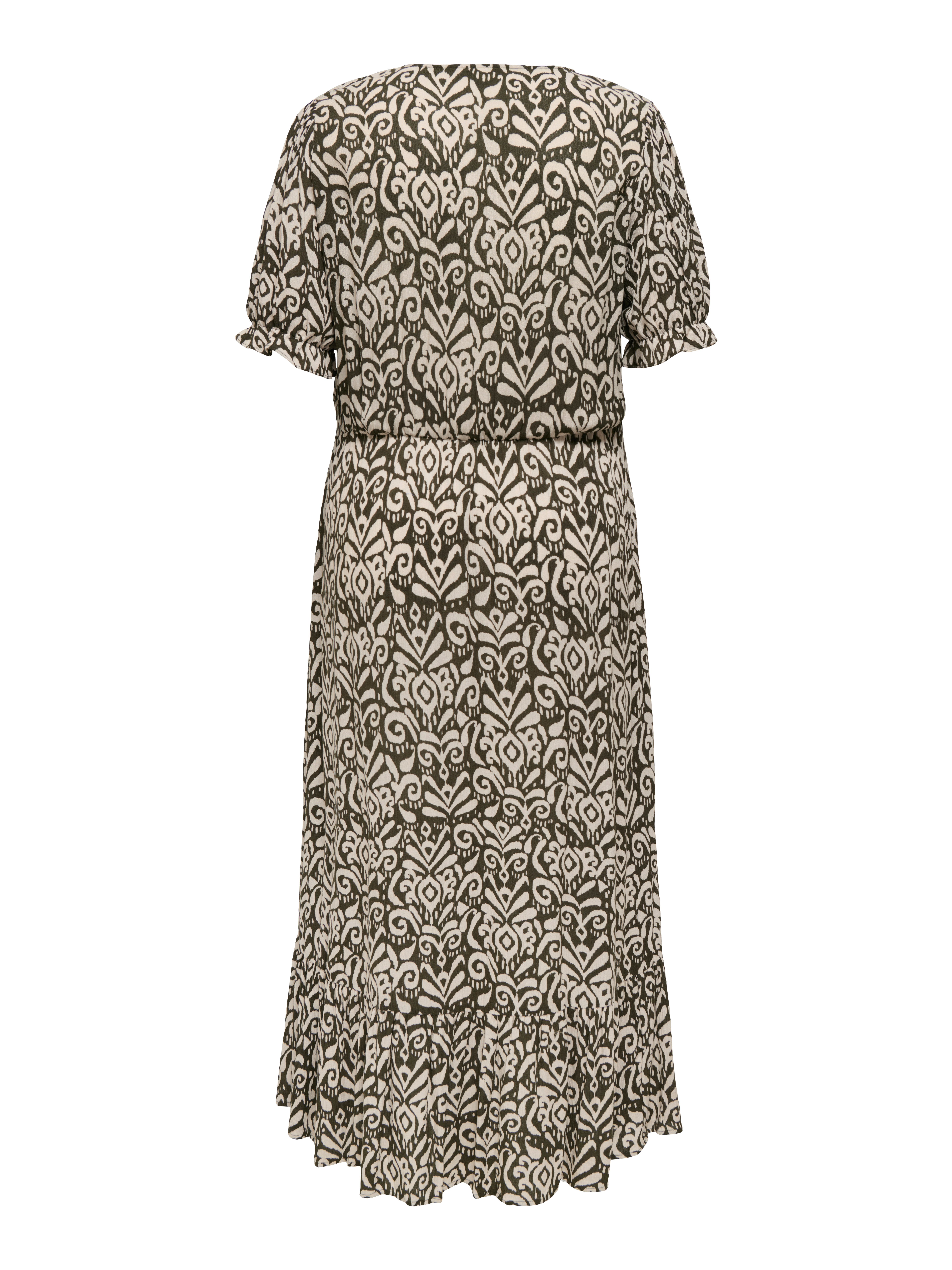 ONLY CARMAKOMA Zomerjurk CARCHIANTI S/S CALF DRESS WVN NOOS