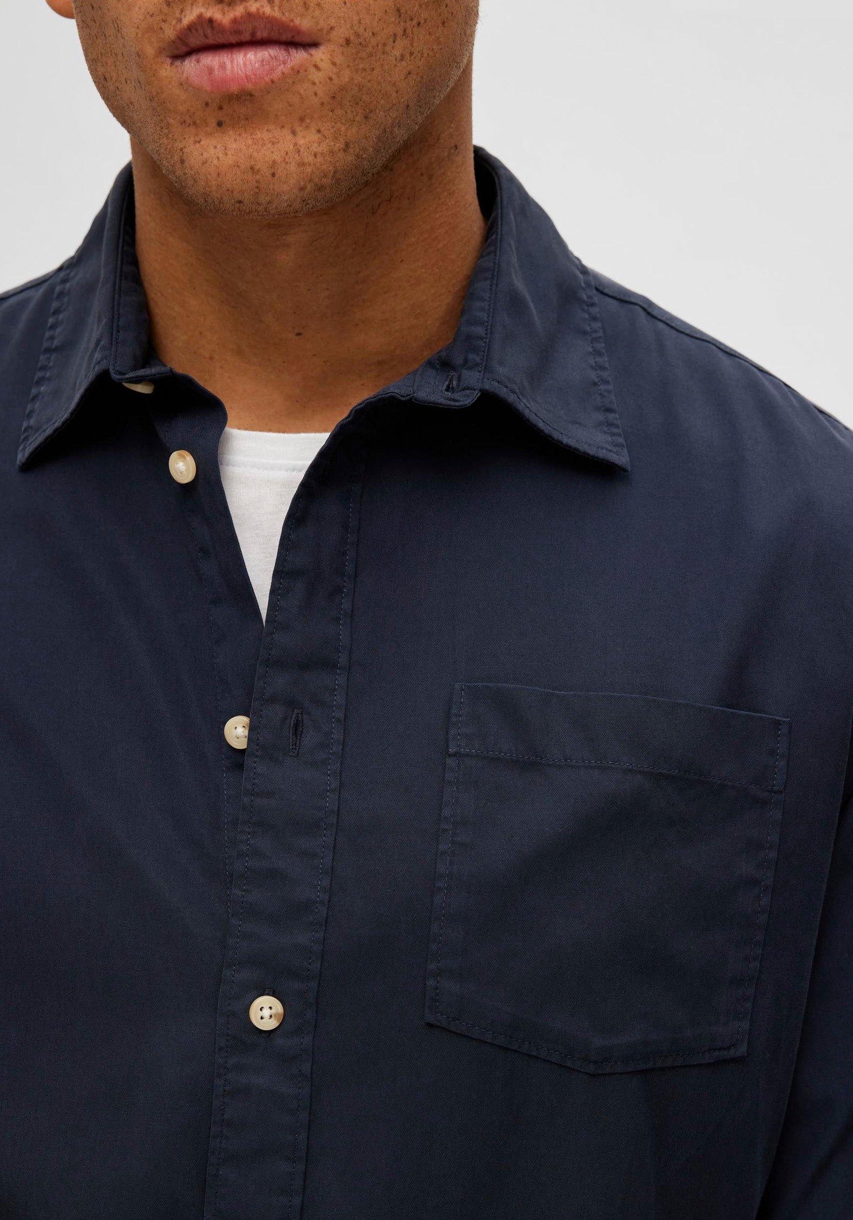 SELECTED HOMME Overhemd met lange mouwen SLHREGPASTEL-LINEN SHIRT LS W