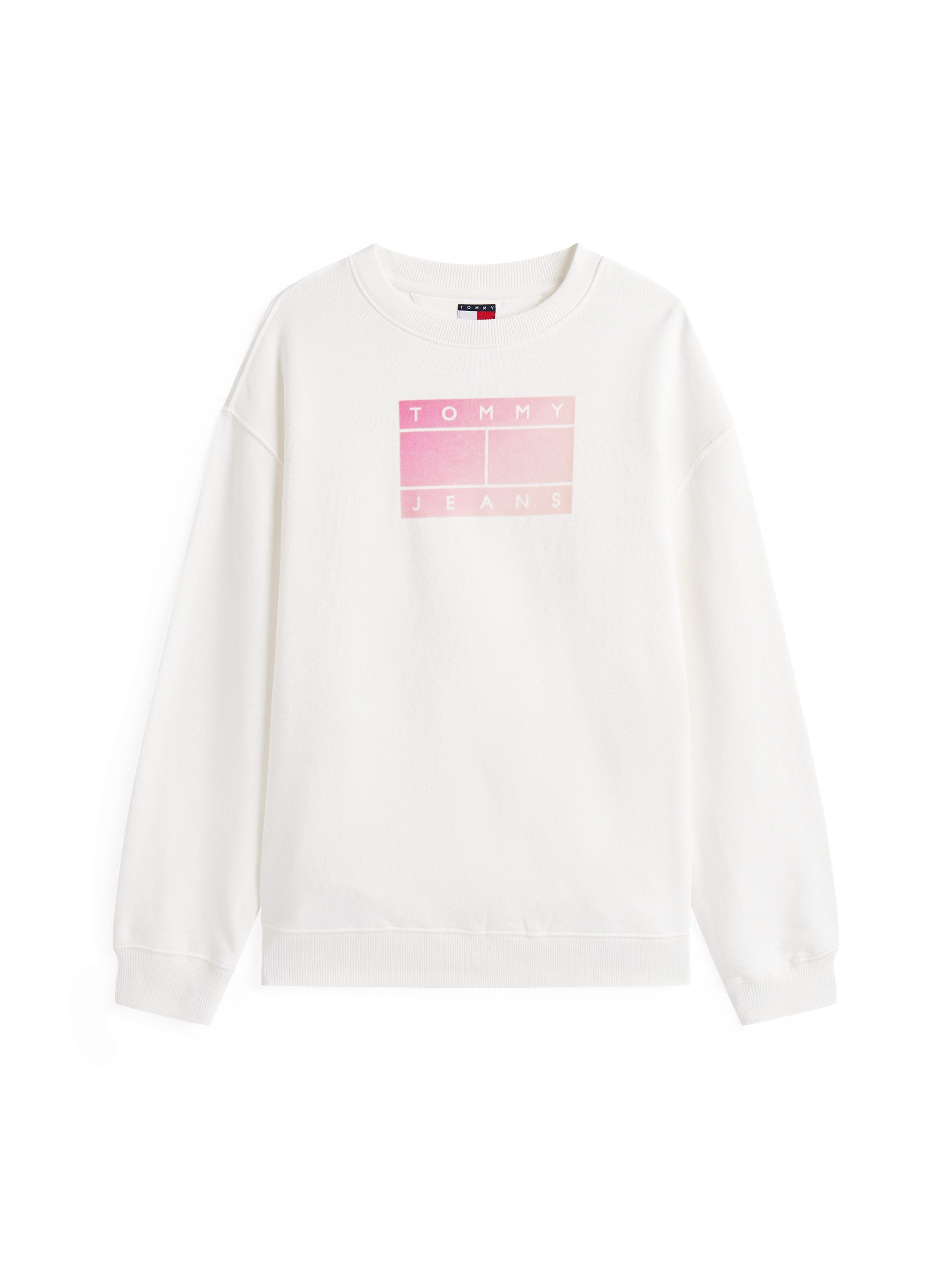 TOMMY JEANS Sweatshirt TJW RLX GRADIENT FLAG CREW