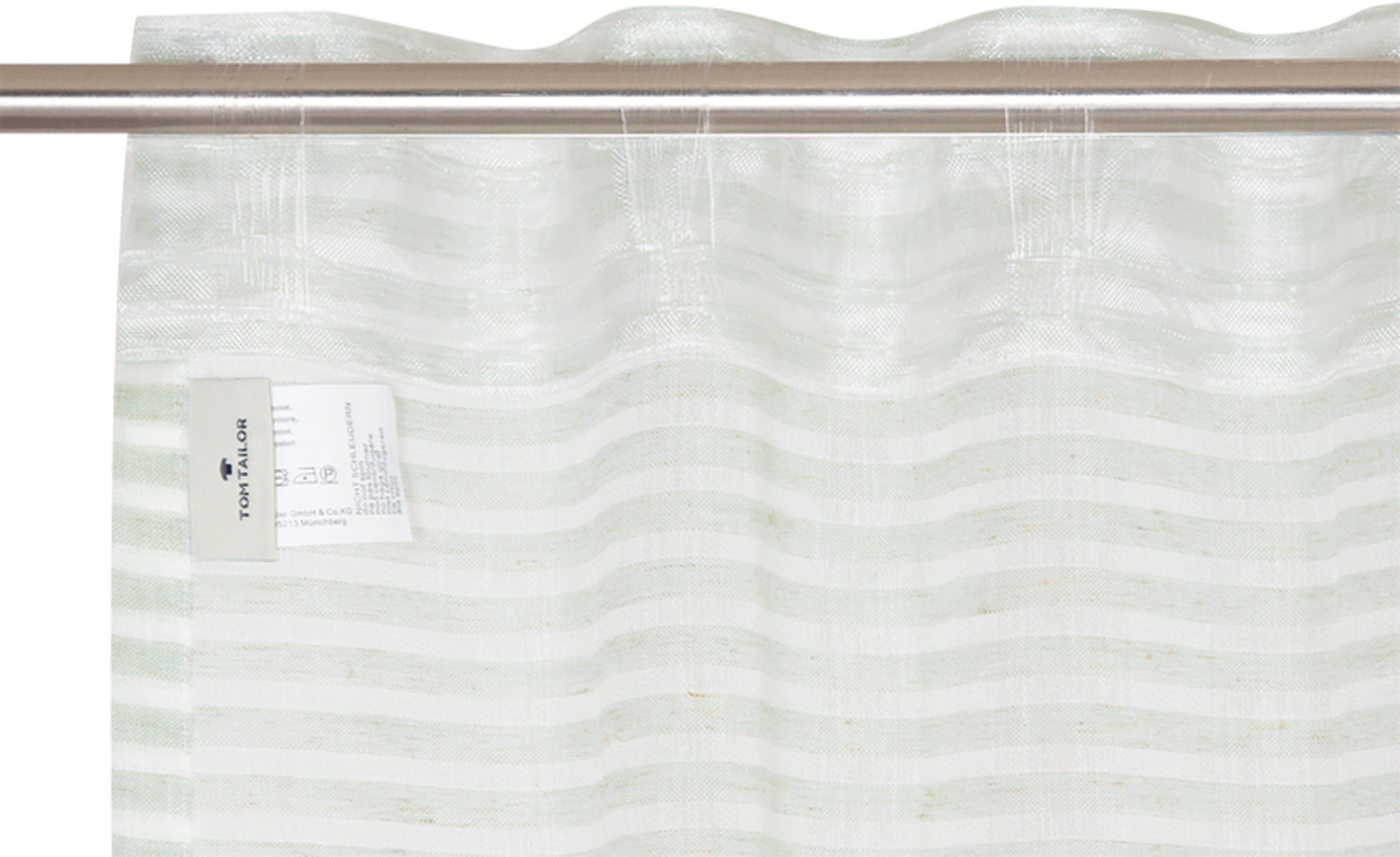 TOM TAILOR HOME Gordijn Natural Stripe (1 stuk)