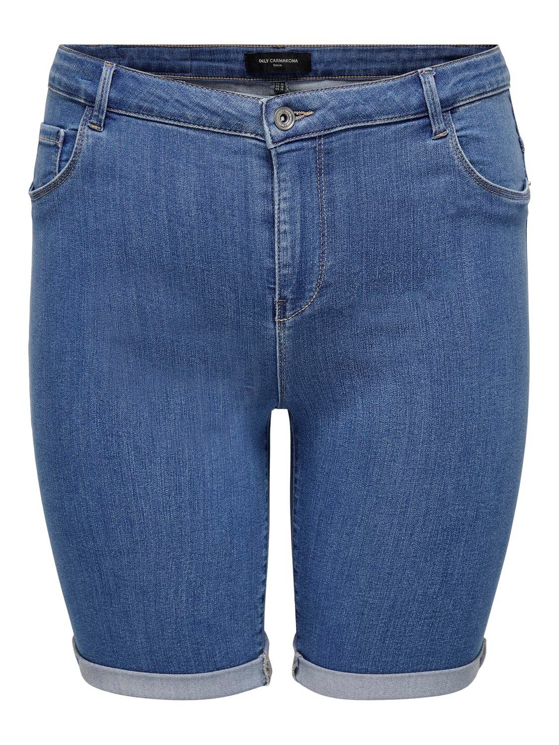 ONLY CARMAKOMA Jeansshort CARTHUNDER LIFE REG LONG SHORTS DNM
