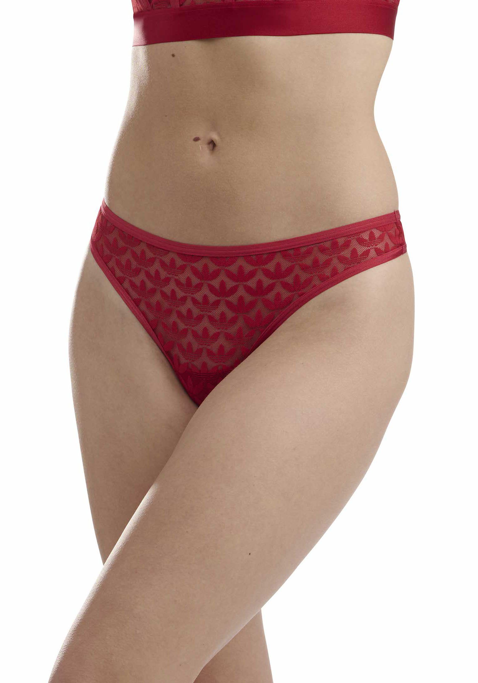 adidas Originals String met transparante logo-kant