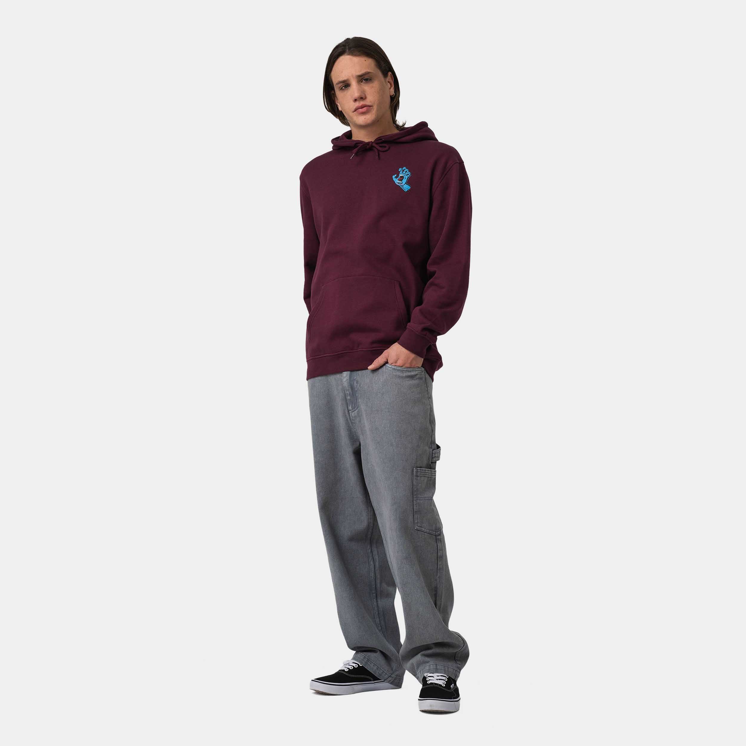 Santa Cruz Hoodie SCREAMING HAND CHEST HOOD (1-delig)