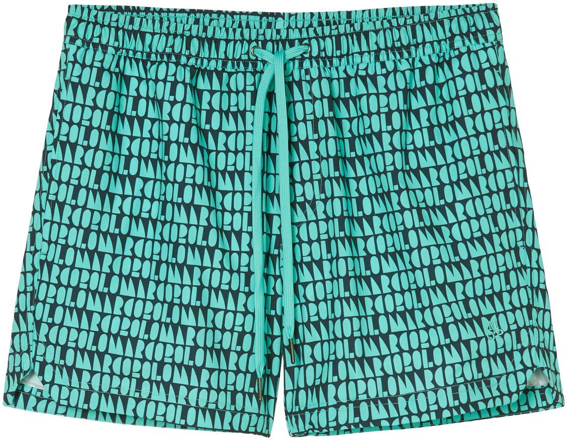 Marc O'Polo Zwemshort Mini Geo Print met trendy all-over print