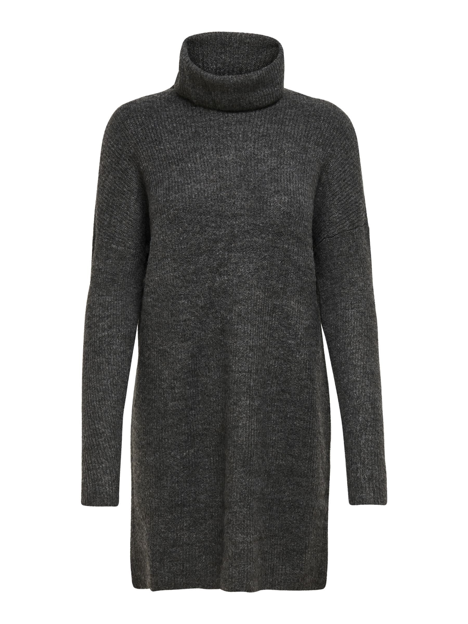 Only Gebreide jurk ONLJANA L/S COWLNCK DRESS