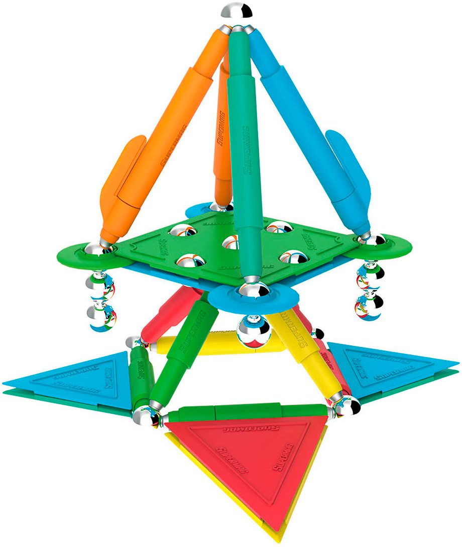 Happy People Magnetische speelblokken Supermag Color Stix (set, 50 stuks)