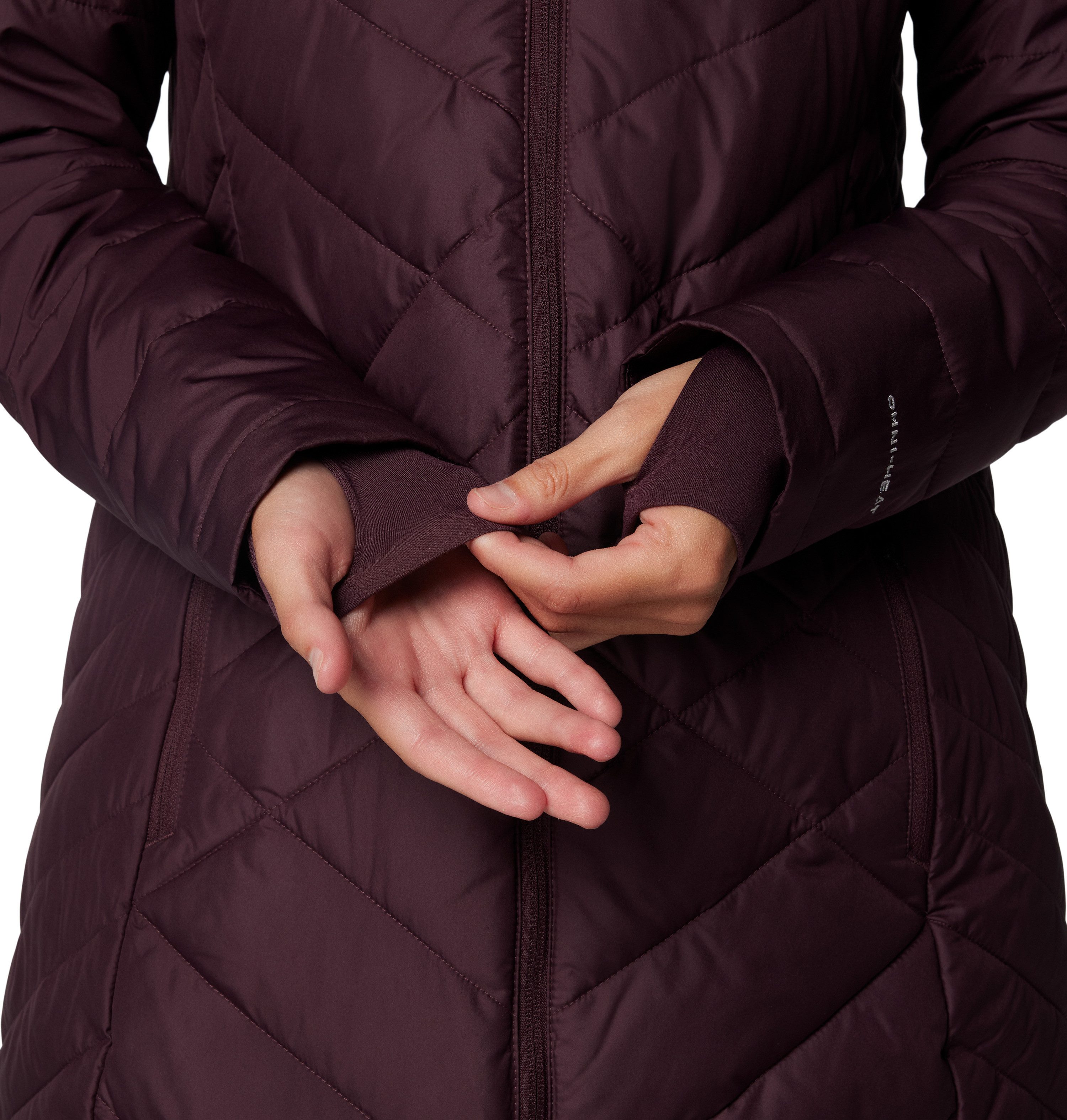 Columbia Gewatteerde jas HEAVENLY LONG HOODED JACKET (1-delig)