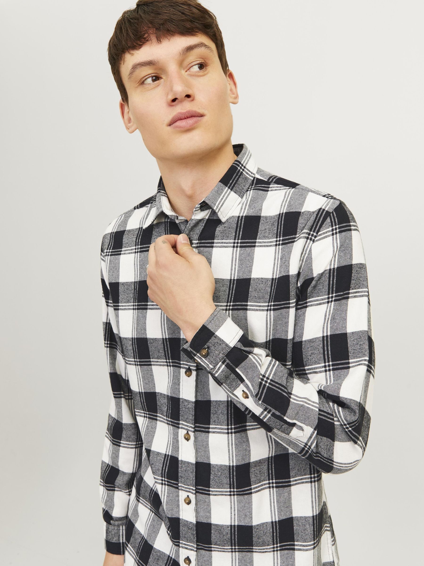 Jack & Jones Overhemd met lange mouwen JJJOSHUA FALL BUFFALO SHIRT LS