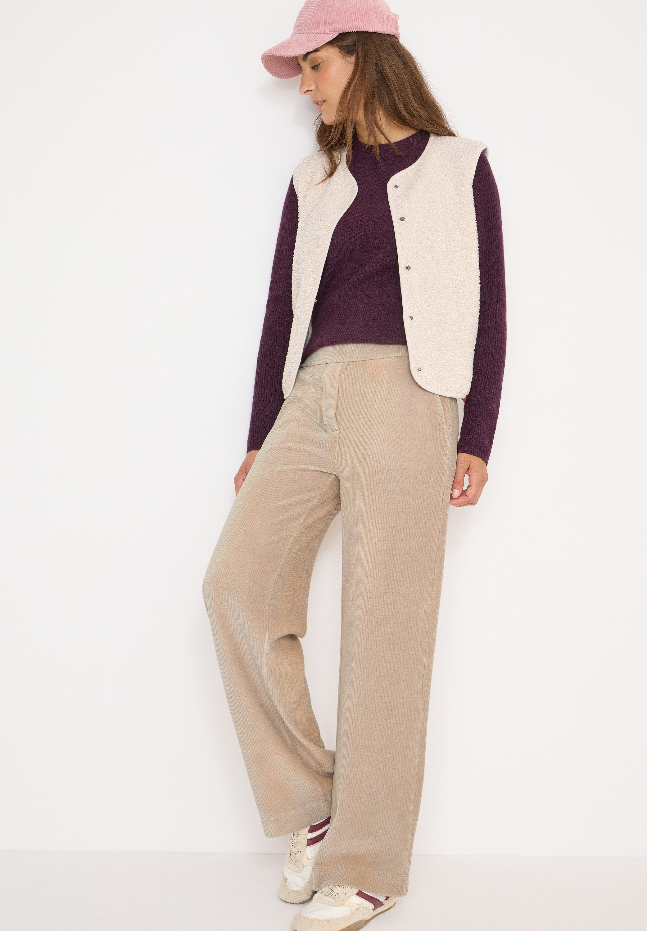 Cecil Cordbroek Neele met elastische taille