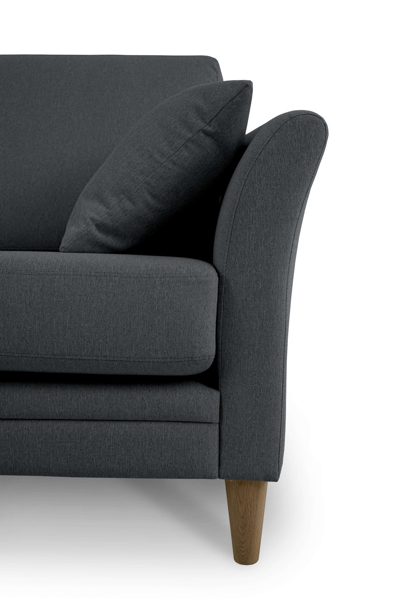Home affaire 3-zitsbank Arellano, breedte 217 cm klassiek ontwerp, 2 sierkussens inbegrepen, fijn geweven stof