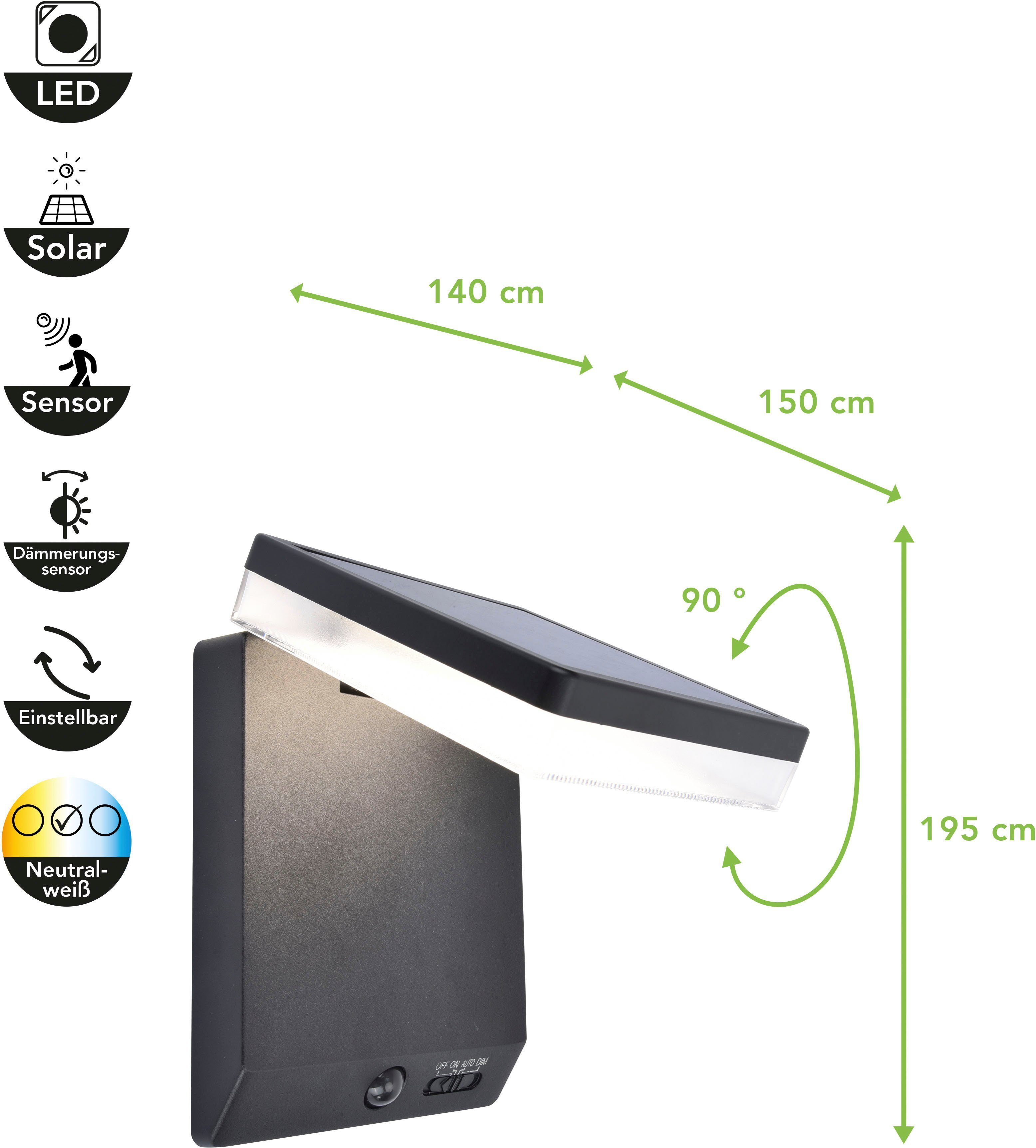 LUTEC Ledsolarlamp MOZE IF design AWARD WINNER 2022 (1 stuk)