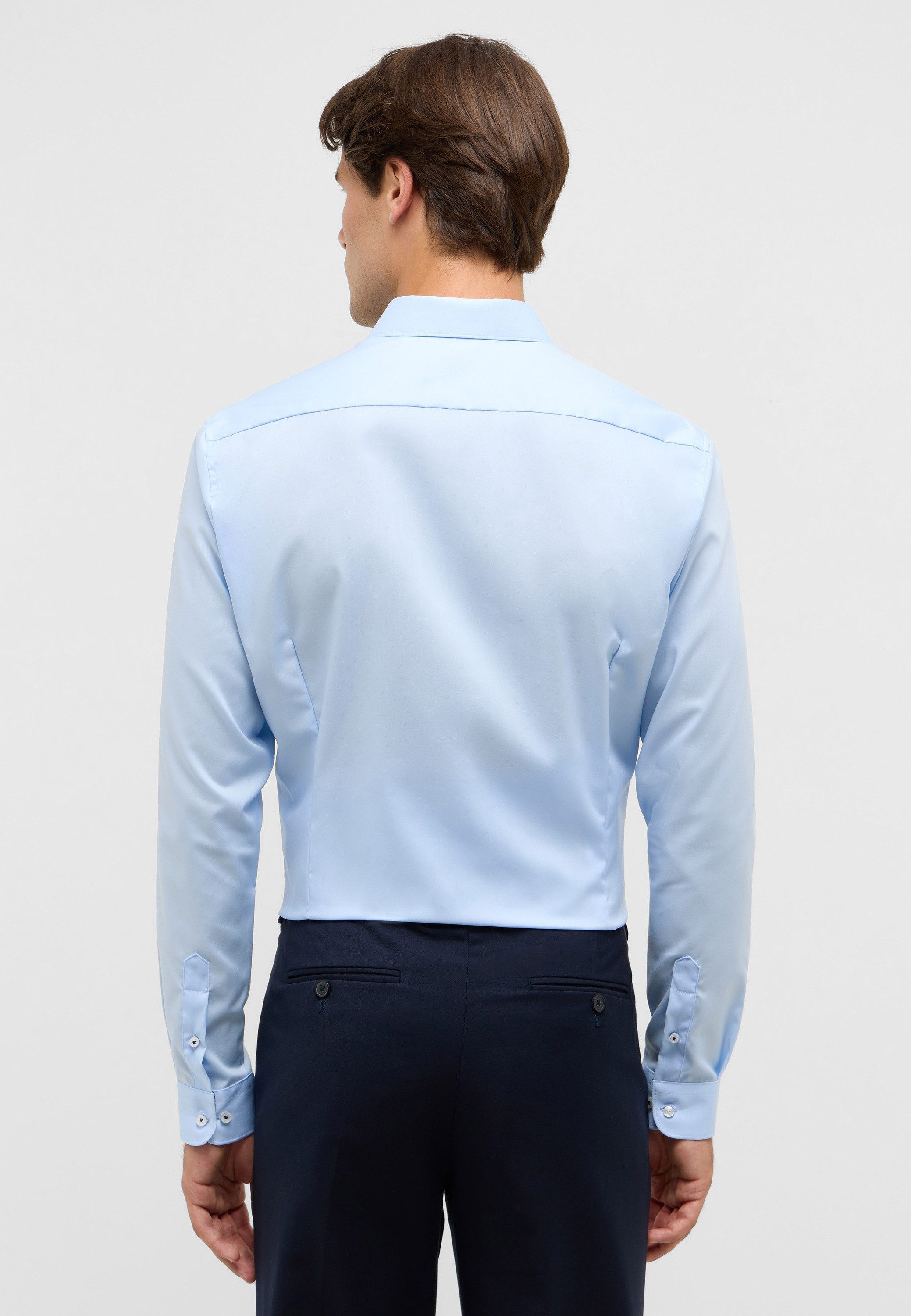 Eterna Overhemd met lange mouwen SUPER SLIM NON IRON (strijkvrij)