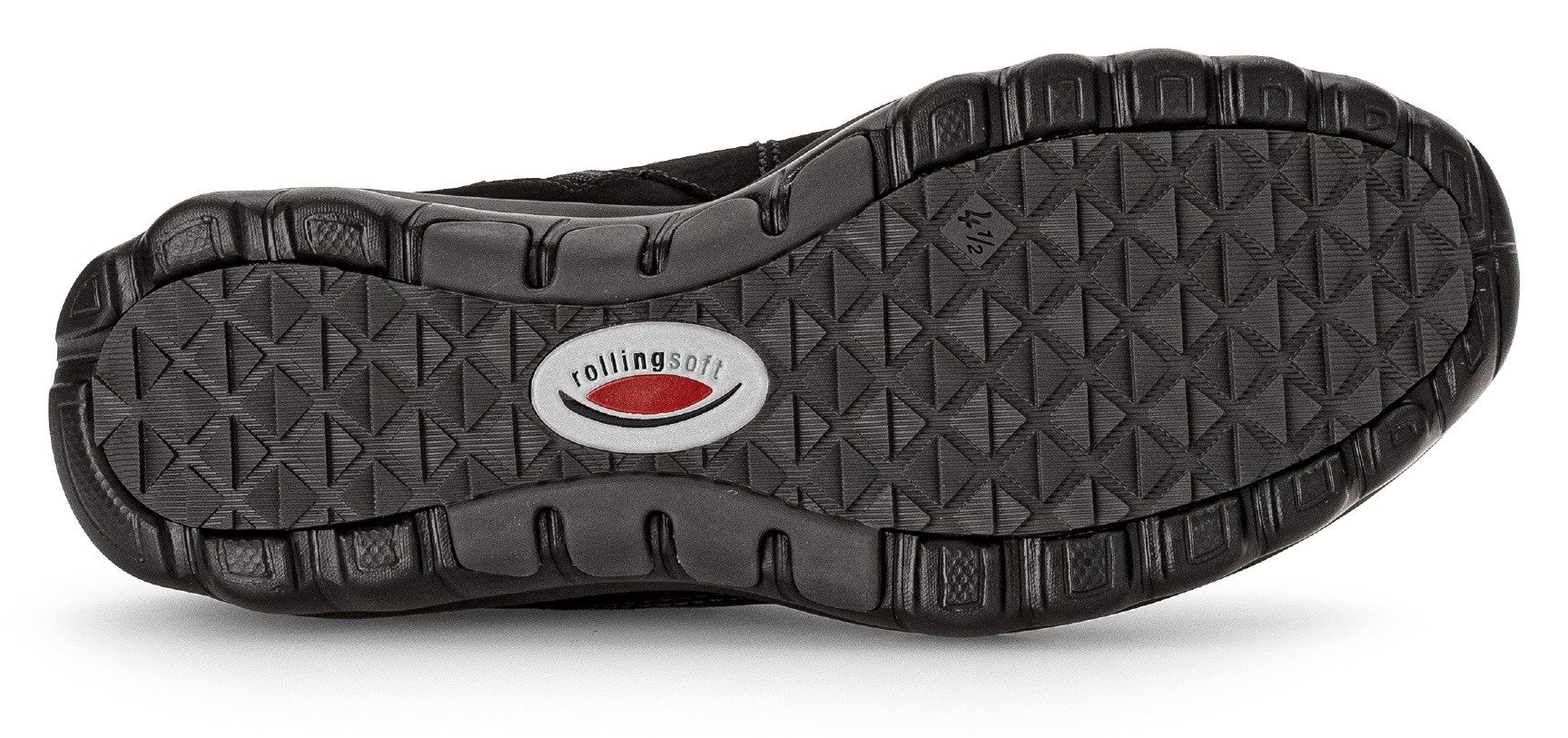 Gabor Rollingsoft Chelsea-boots sleehak, comfort schoen, enkellaars, logo-opdruk op de hak