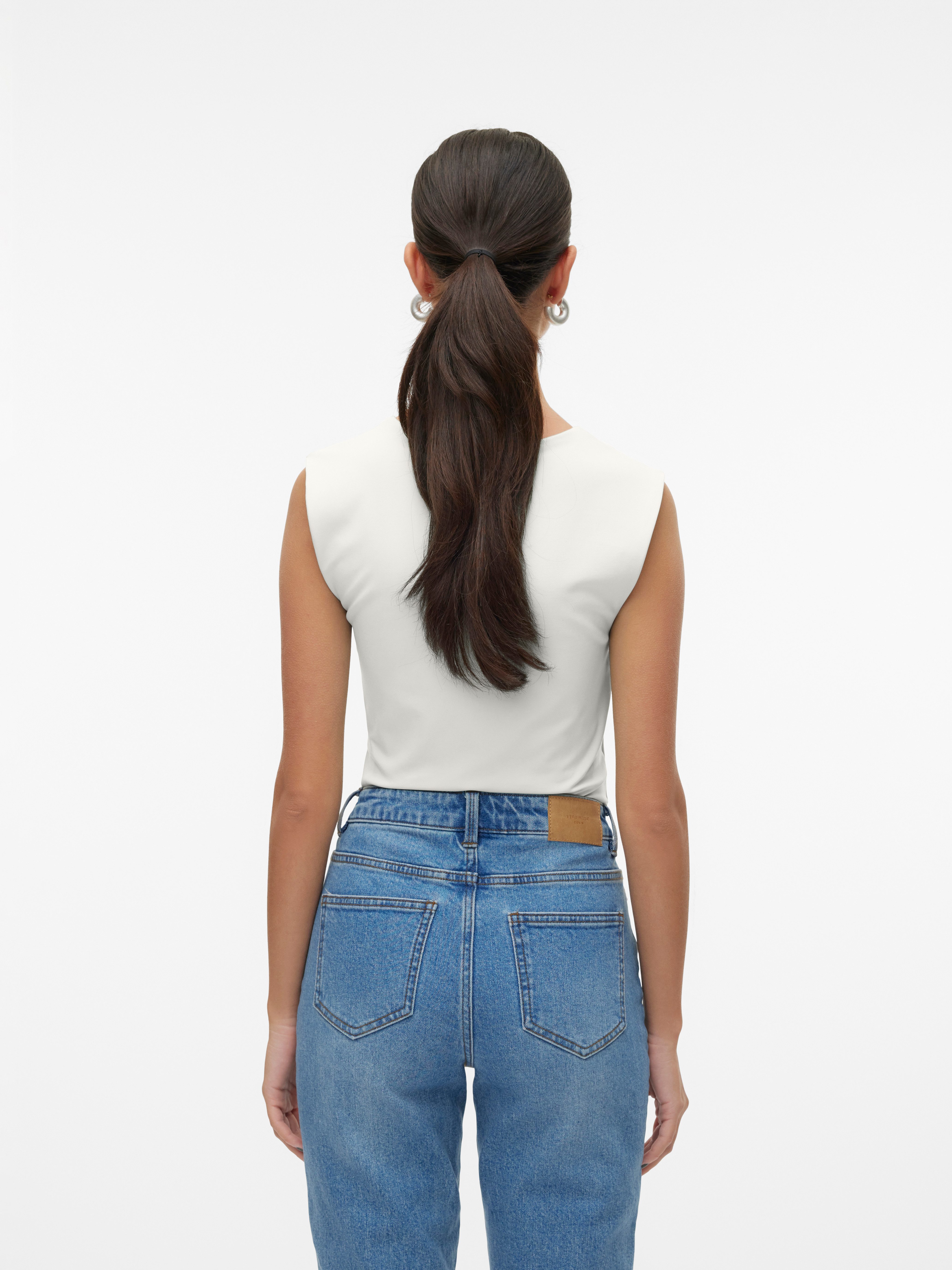 Vero Moda Shirttop VMMILLION SL SQUARE NECK TOP JRS NOOS