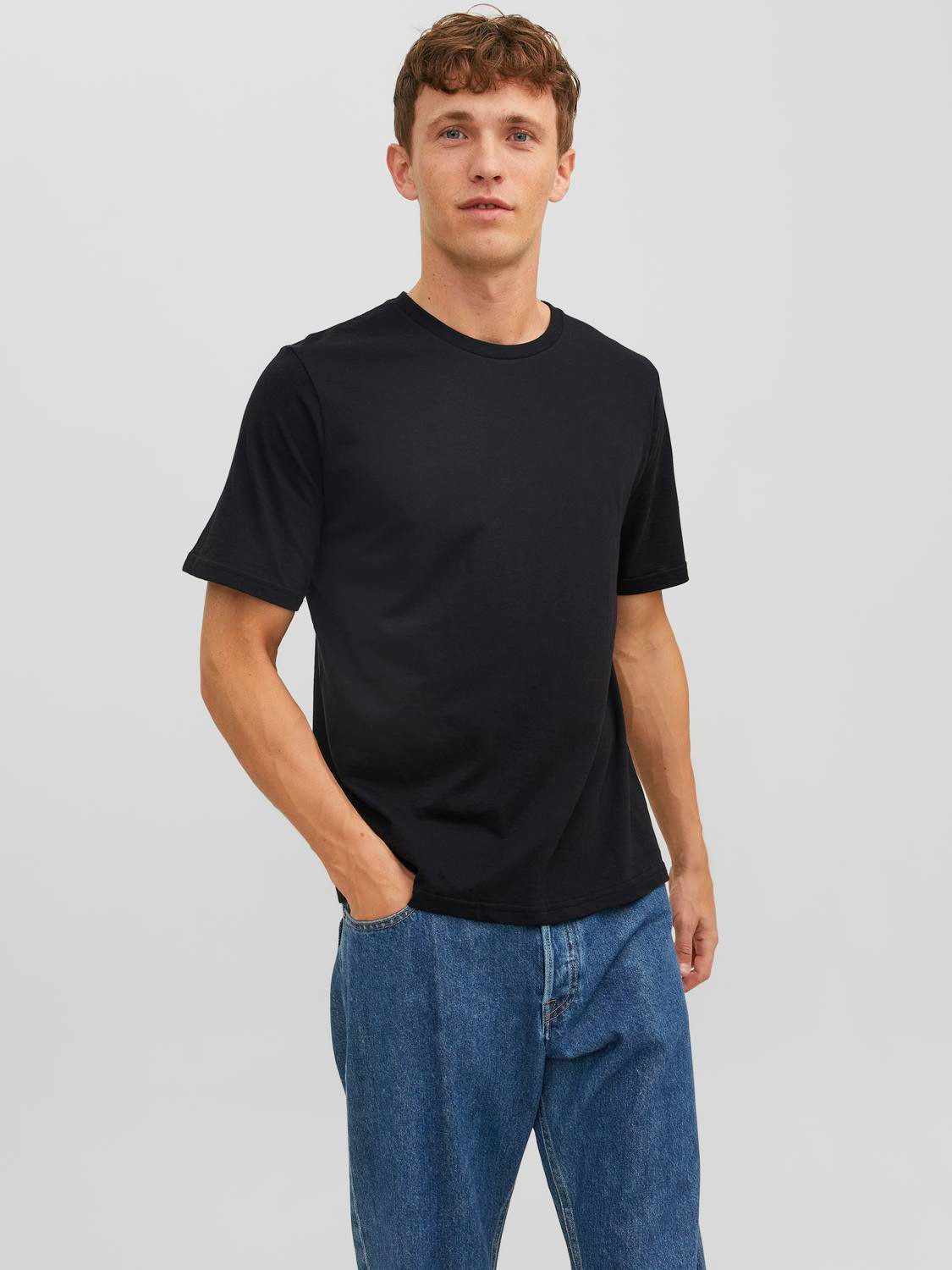Jack & Jones Shirt met ronde hals JACUNDER TEE CREW NECK 3 PACK NOOS (set, 3-delig)