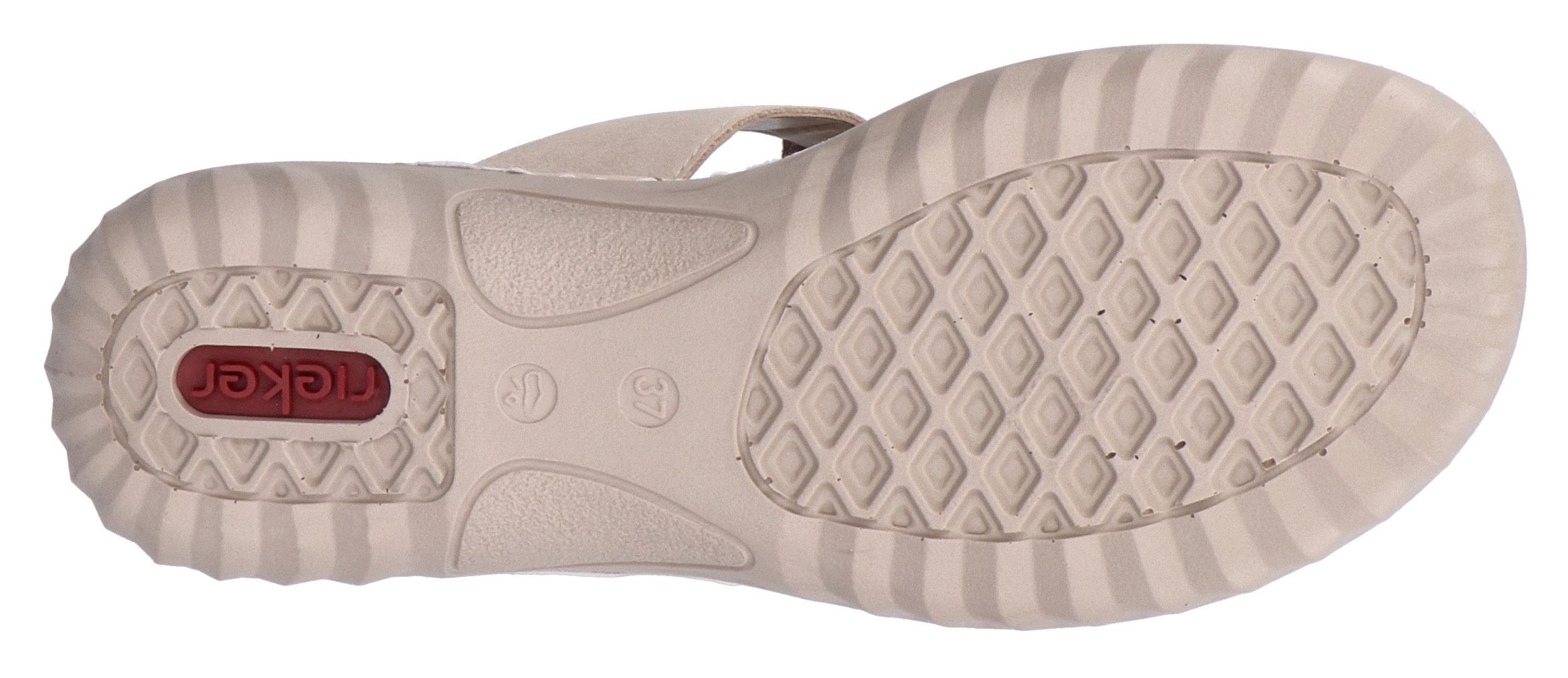Rieker Slippers , zomerschoen, strandschoen met verstelbare klittenbandsluitingen