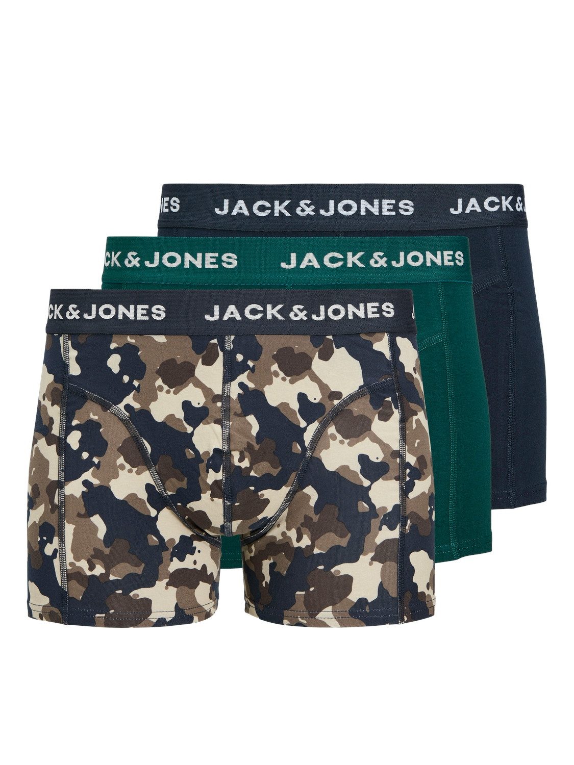 Jack & Jones Trunk JACCAMOFLAGE TRUNKS 3 PACK (set 3 stuks)