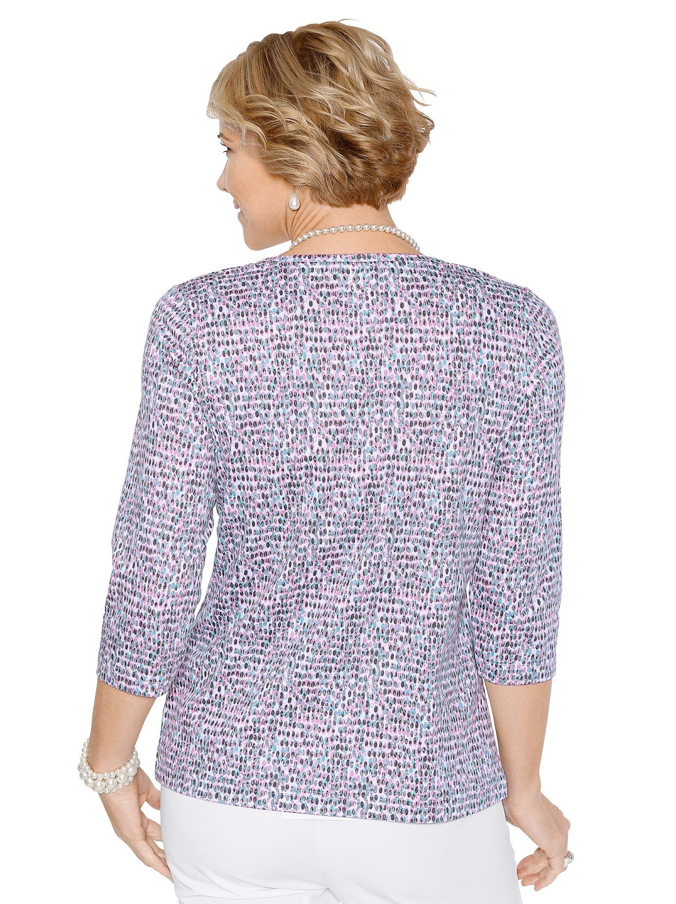 Classic Shirt met 3/4-mouwen Shirt (1-delig)