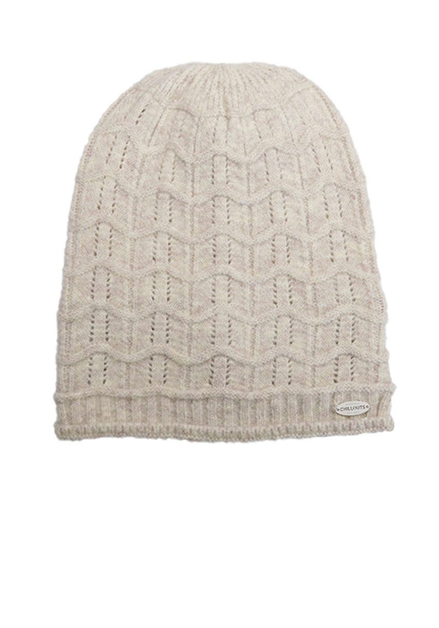 chillouts Beanie Maira Hat met zacht gaatjesbreipatroon